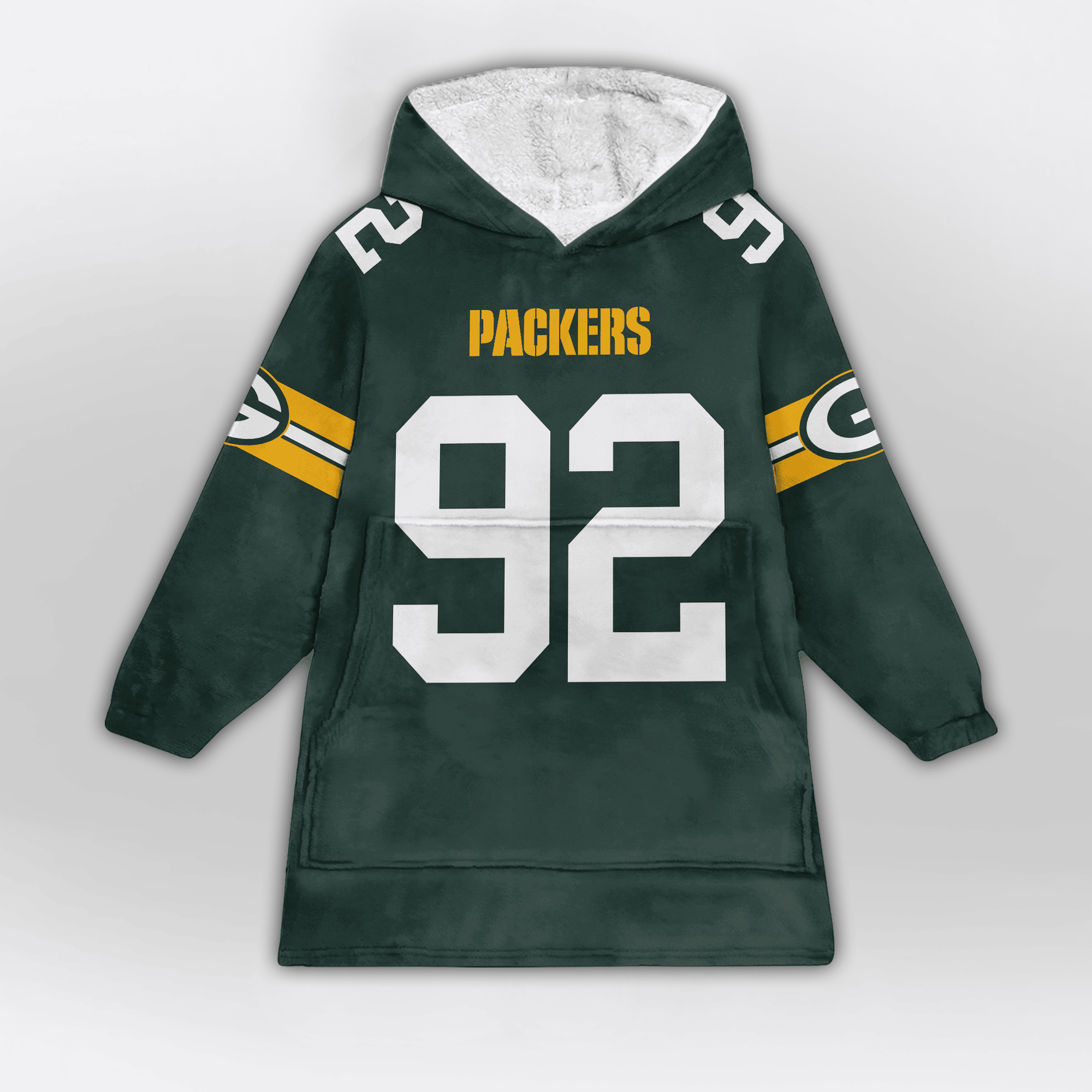 Kid 92 Green Bay Football Unisex Blanket Hoodie