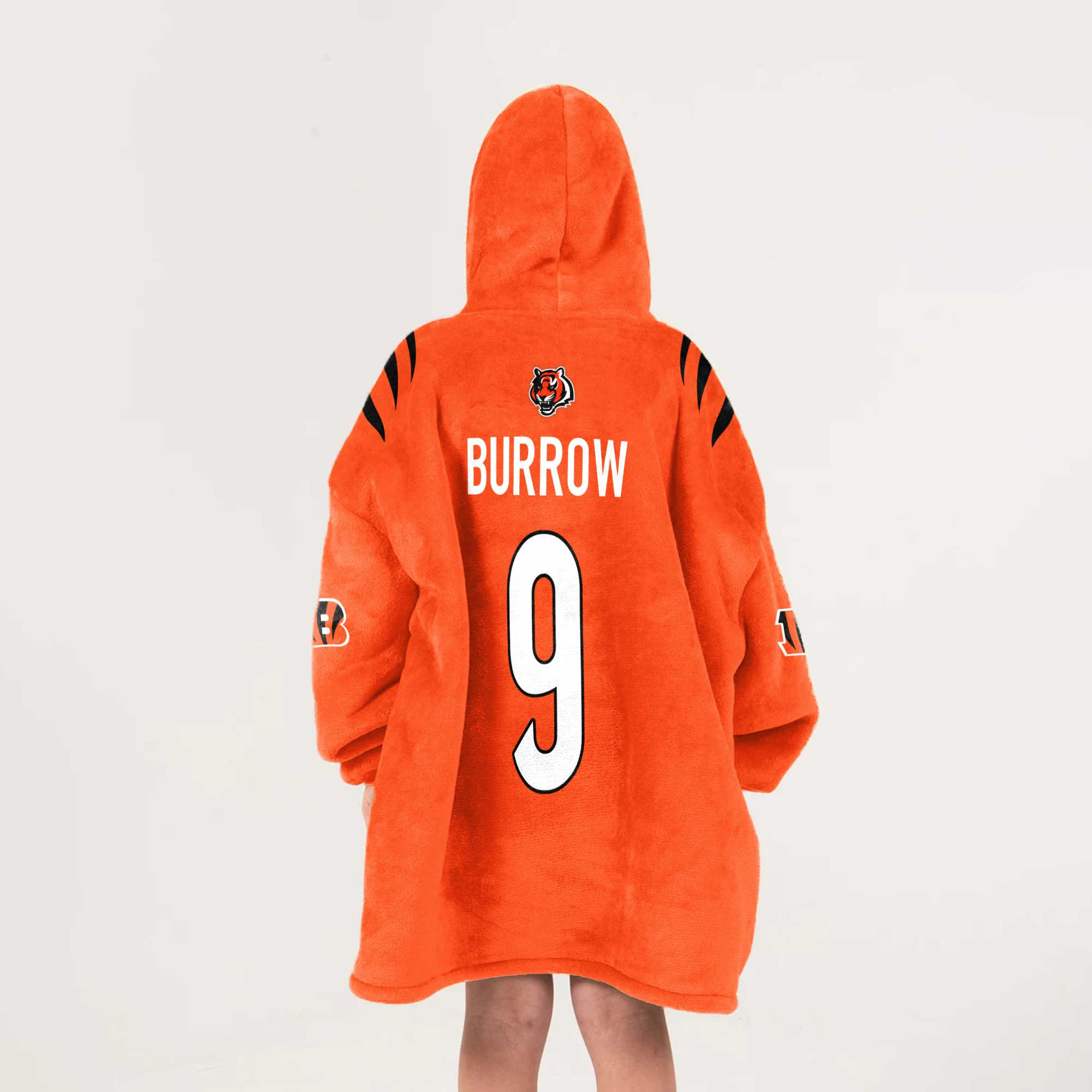 Kid Who Dey 9 Cincinnati Football Unisex Blanket Hoodie