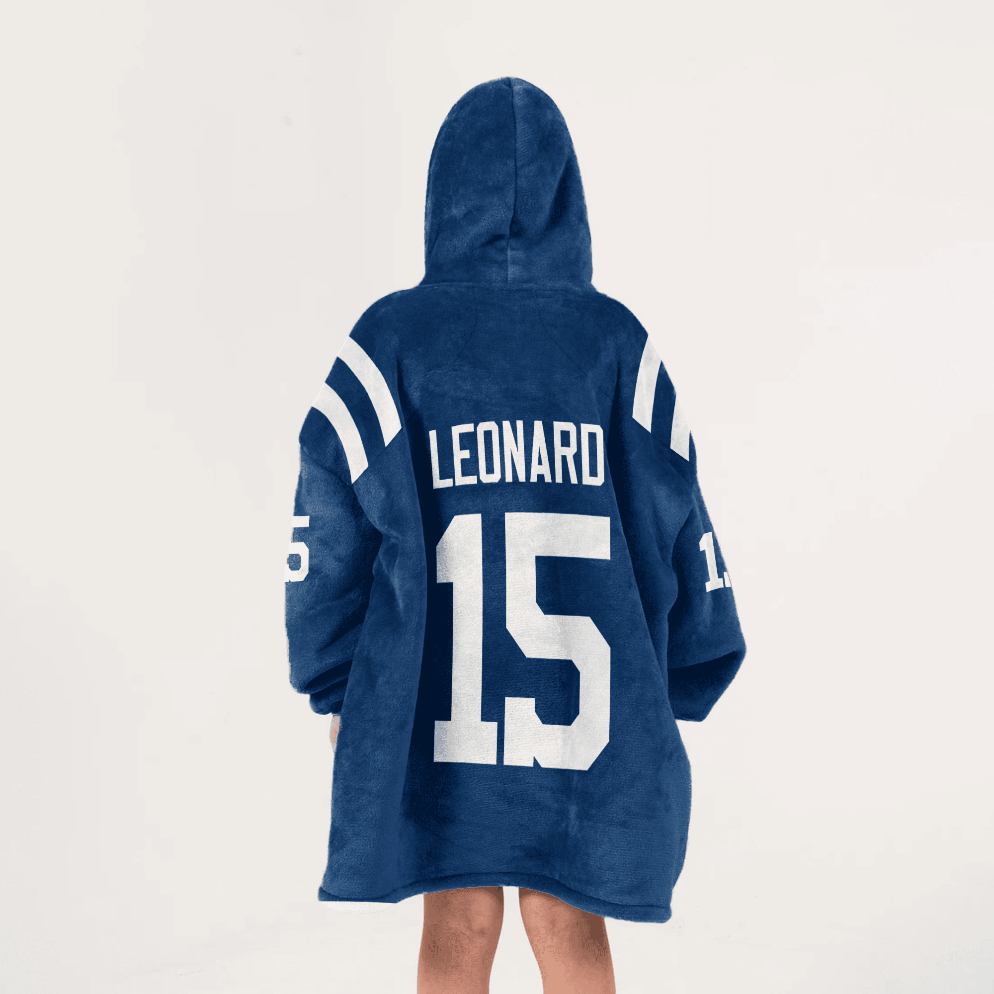Kid 15 Indianapolis Football Unisex Blanket Hoodie
