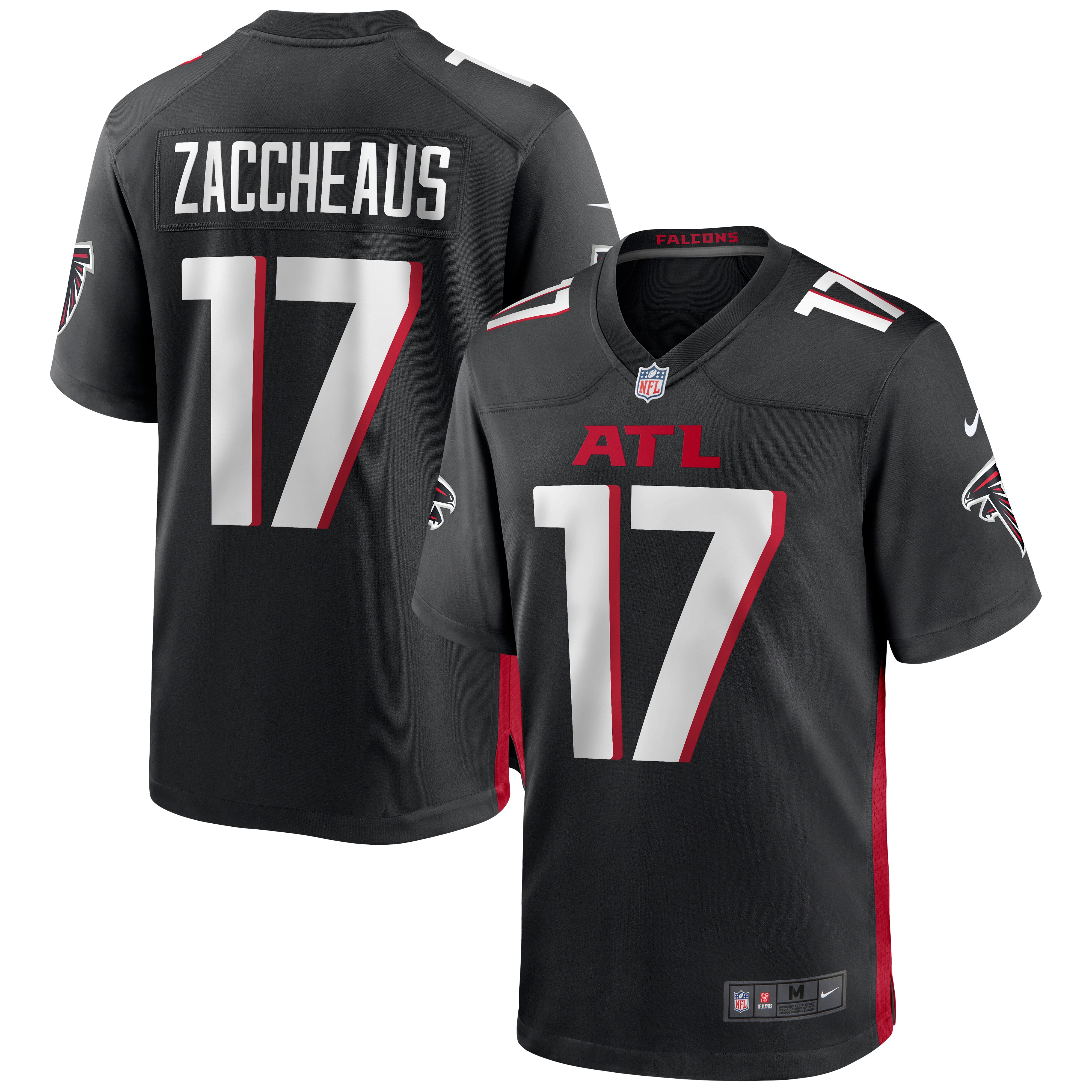 Olamide Zaccheaus Atlanta Falcons  Game Jersey - Black