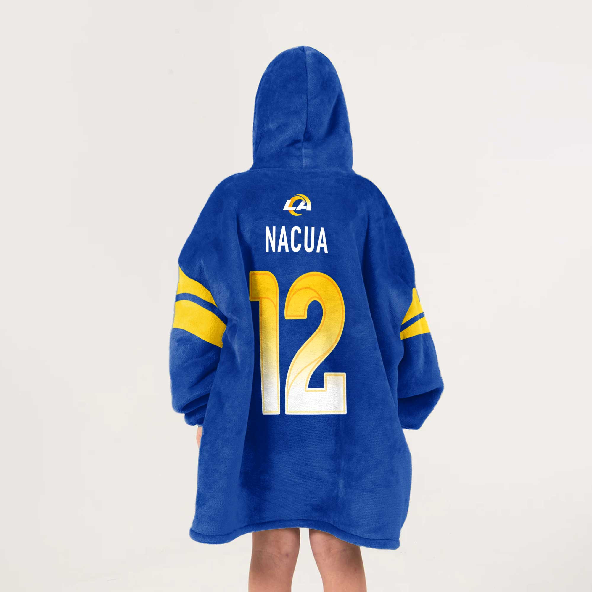 Rams House Los Angeles R Football Unisex Blanket Hoodie