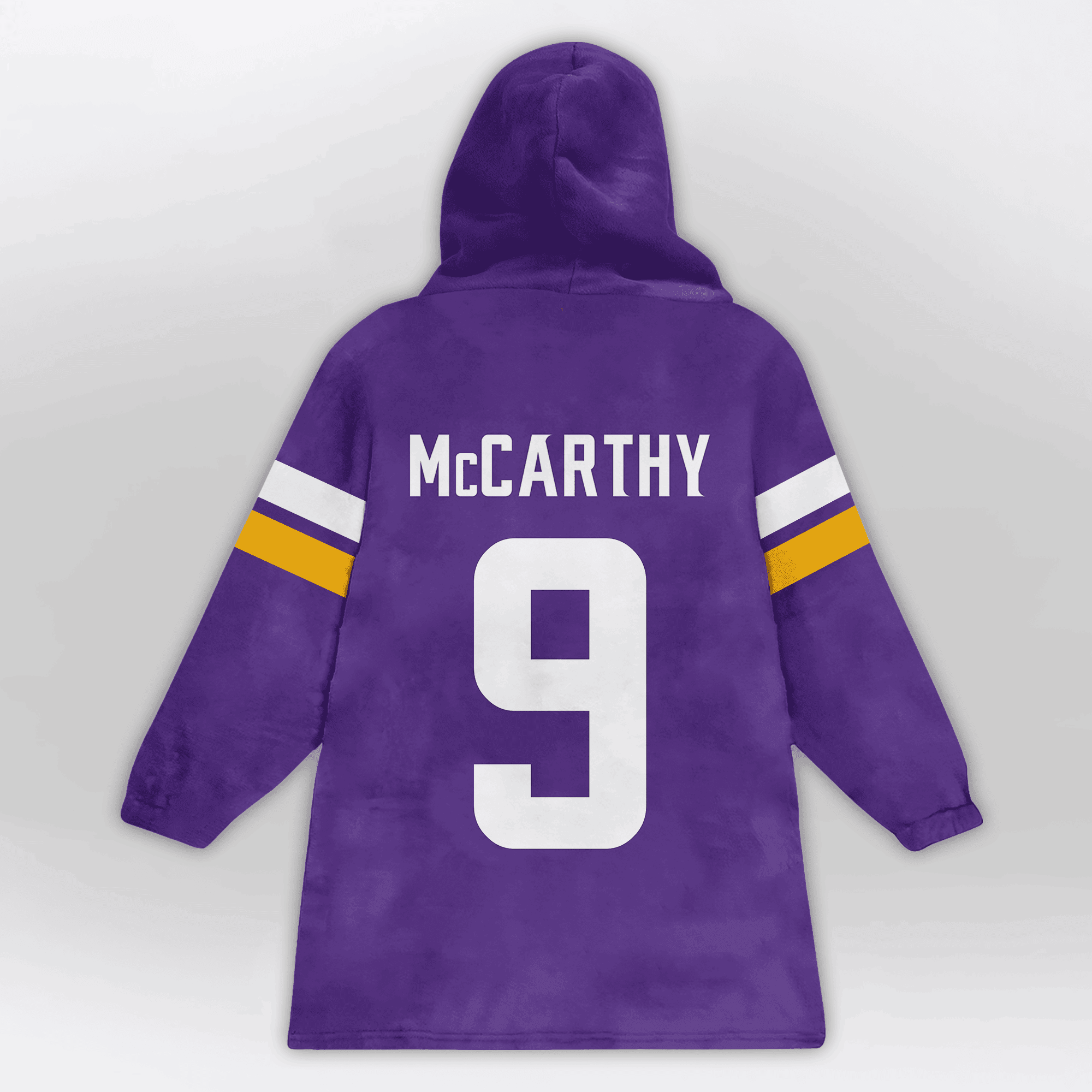 Kid 9 Minnesota Football Unisex Blanket Hoodie