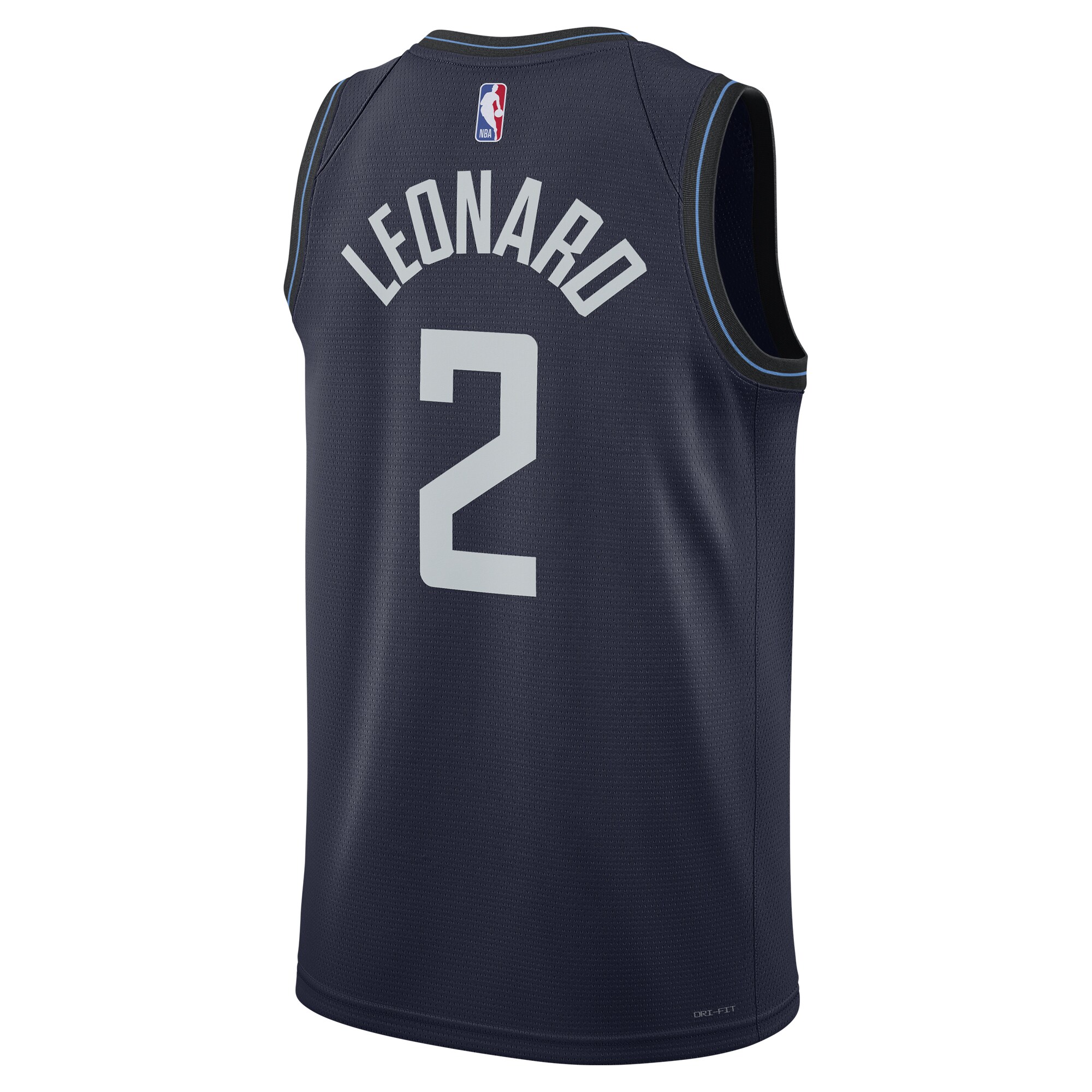 Unisex LA Clippers Kawhi Leonard  Navy 2023/24 Swingman Jersey - City Edition
