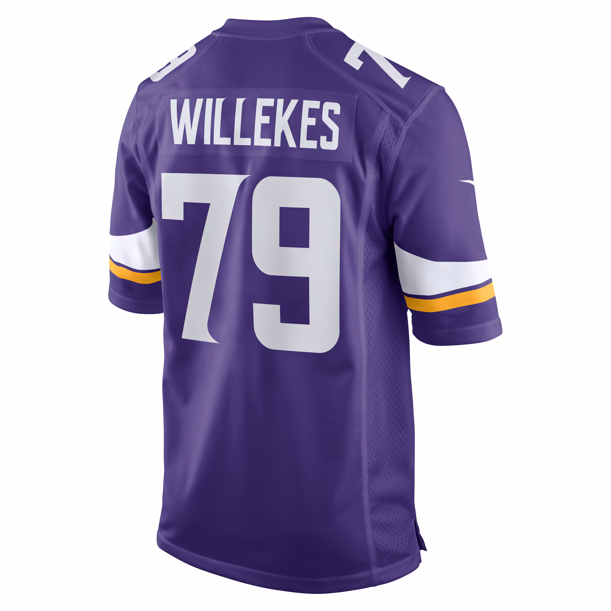 Kenny Willekes Minnesota Vikings Game Jersey - Purple