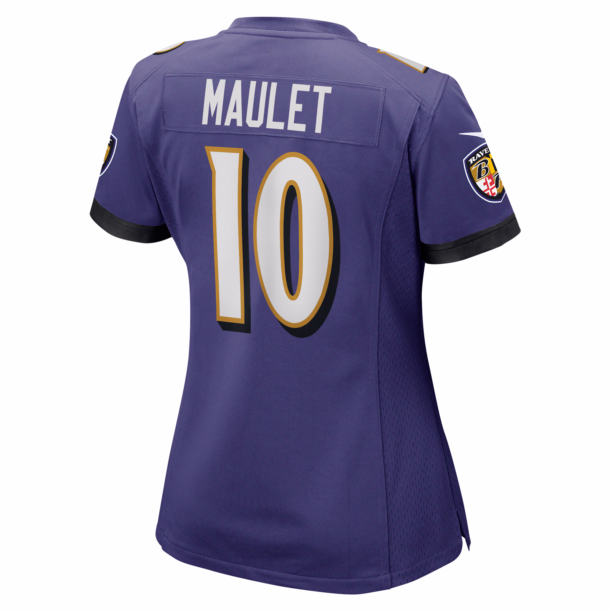 Arthur Maulet Baltimore Ravens Women's  Game Jersey -  Purple