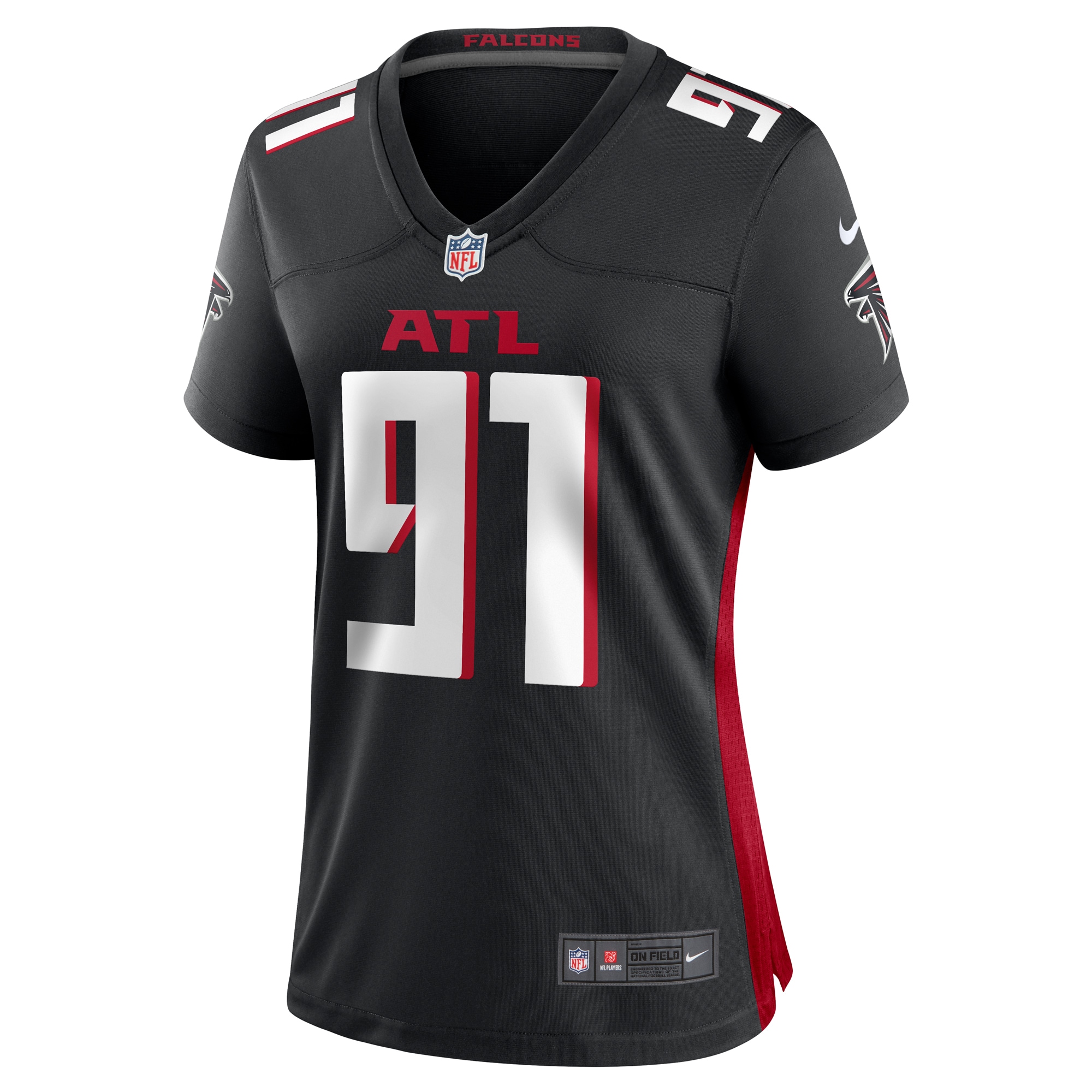 Demone Harris Atlanta Falcons Women's  Game Jersey -  Black
