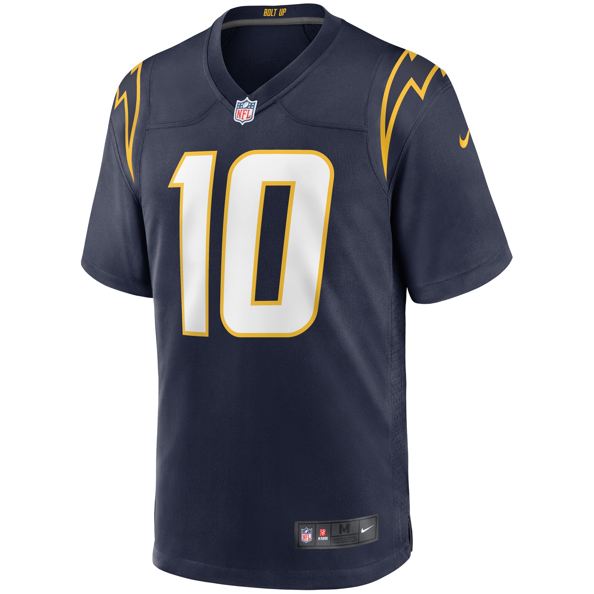 Justin Herbert #10 Los Angeles Chargers Game Jersey - White
