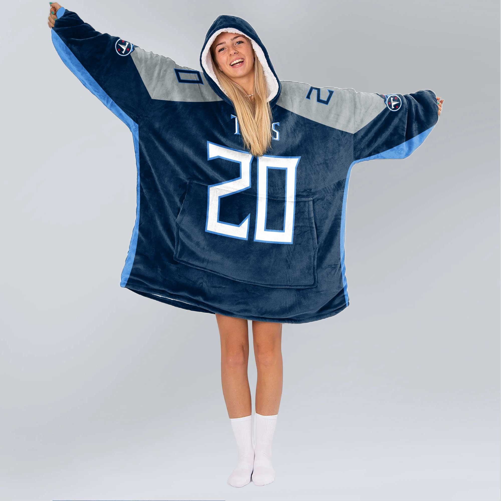 Adult T.P 20 Tennessee Football Unisex Blanket Hoodie