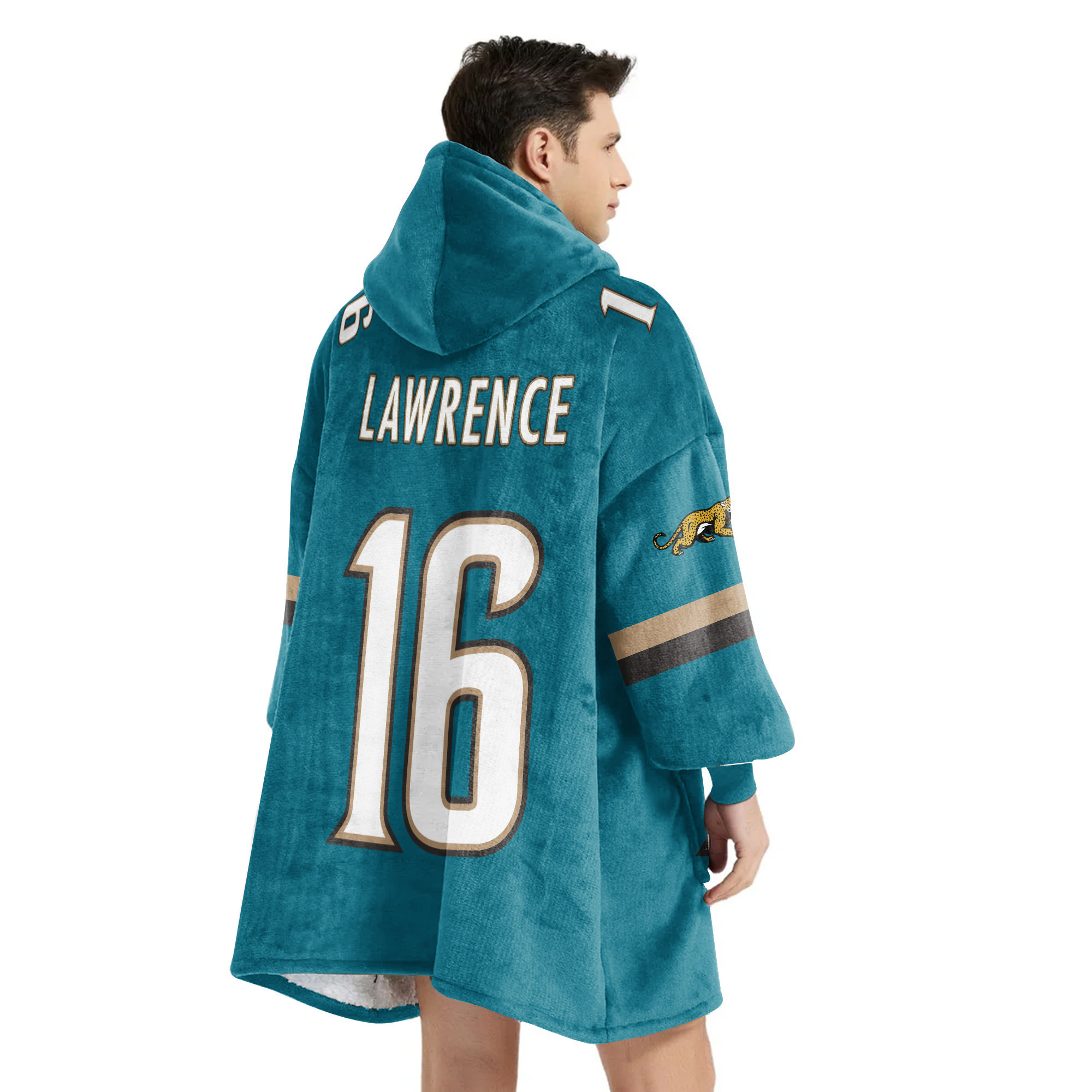 Adult TL 16 Jacksonville Jaguars Football Unisex Blanket Hoodie