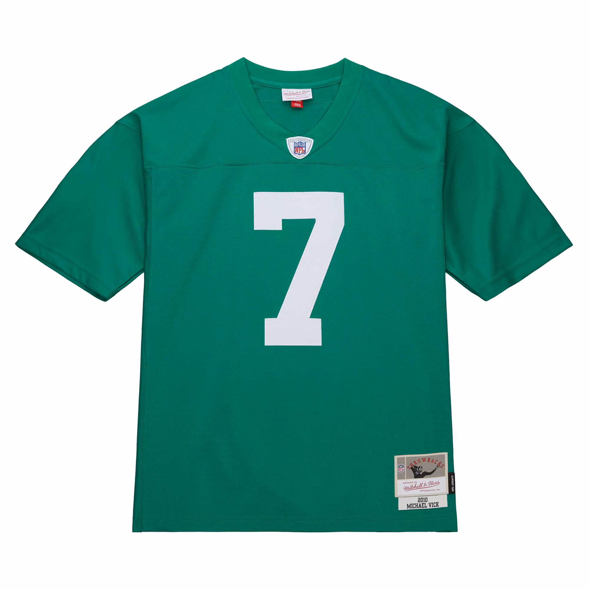 Michael Vick Philadelphia Eagles #7 Legacy Replica Jersey - Kelly Green