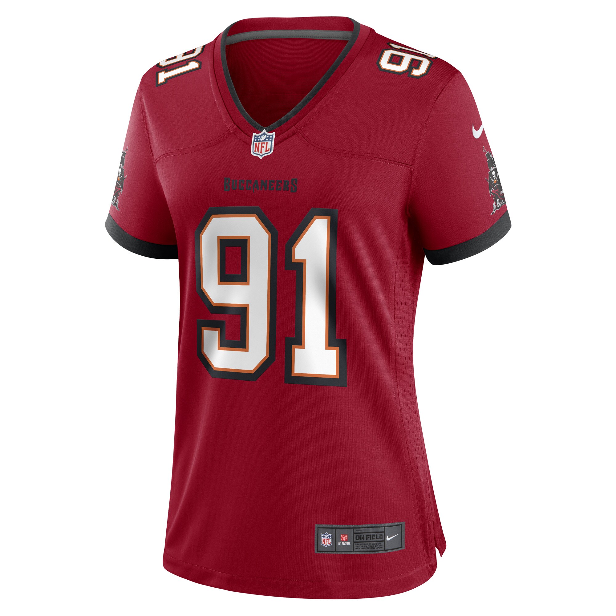 Mike Greene Tampa Bay Buccaneers  Women's Game Player Jersey - Red