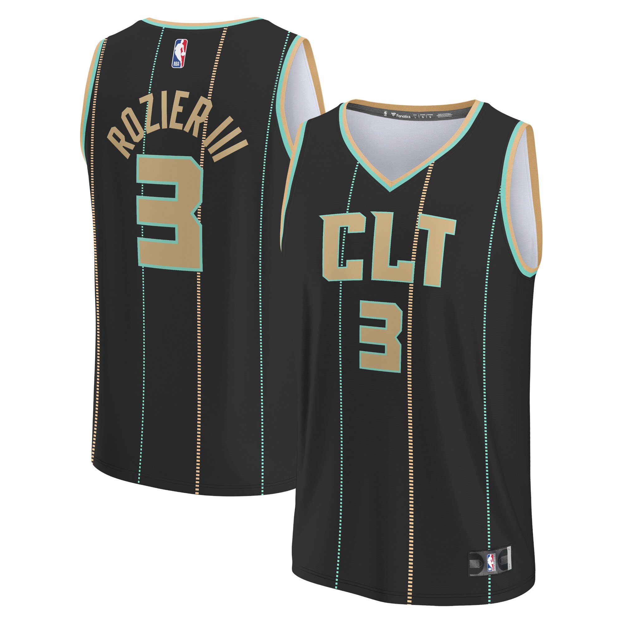 Terry Rozier Charlotte Hornets  Fastbreak Jersey - City Edition - Black