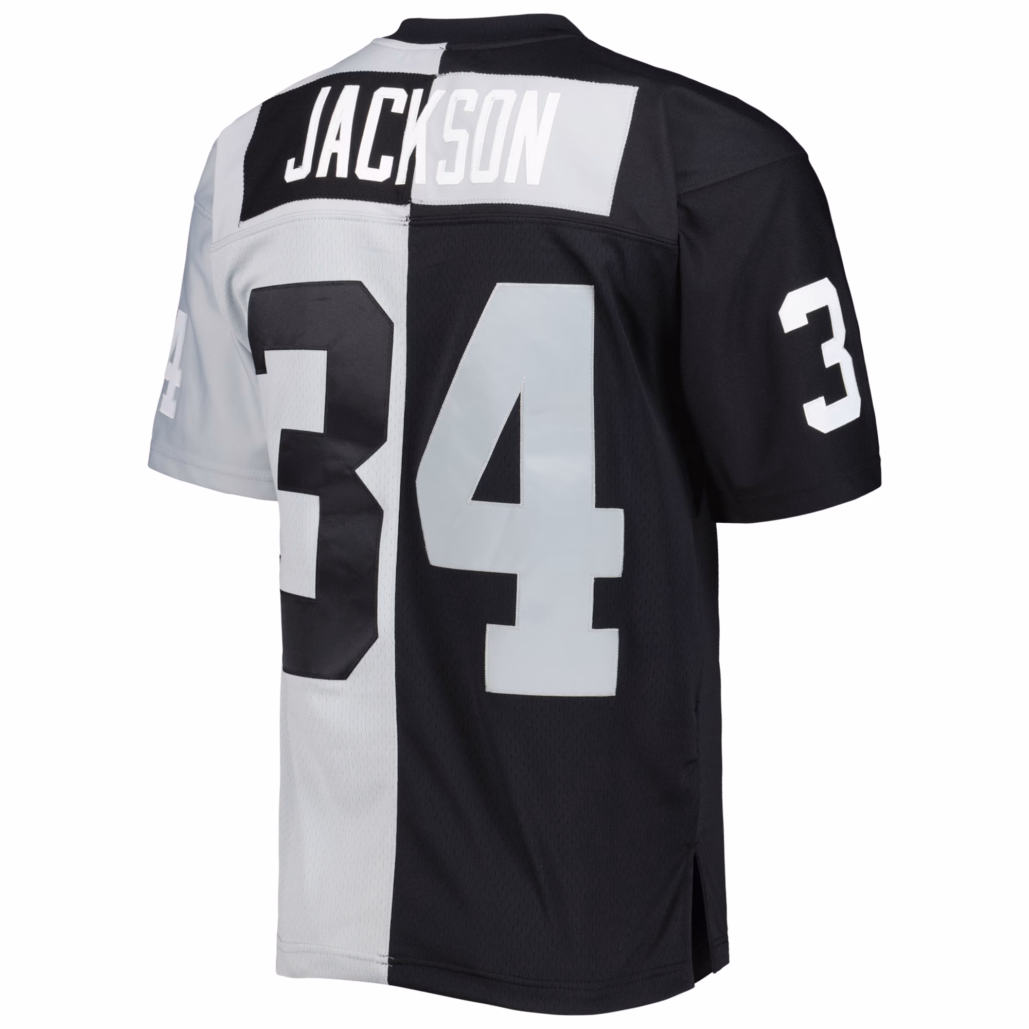 Bo Jackson Las Vegas Raiders 1988 Split Legacy Replica Jersey - Black/Silver