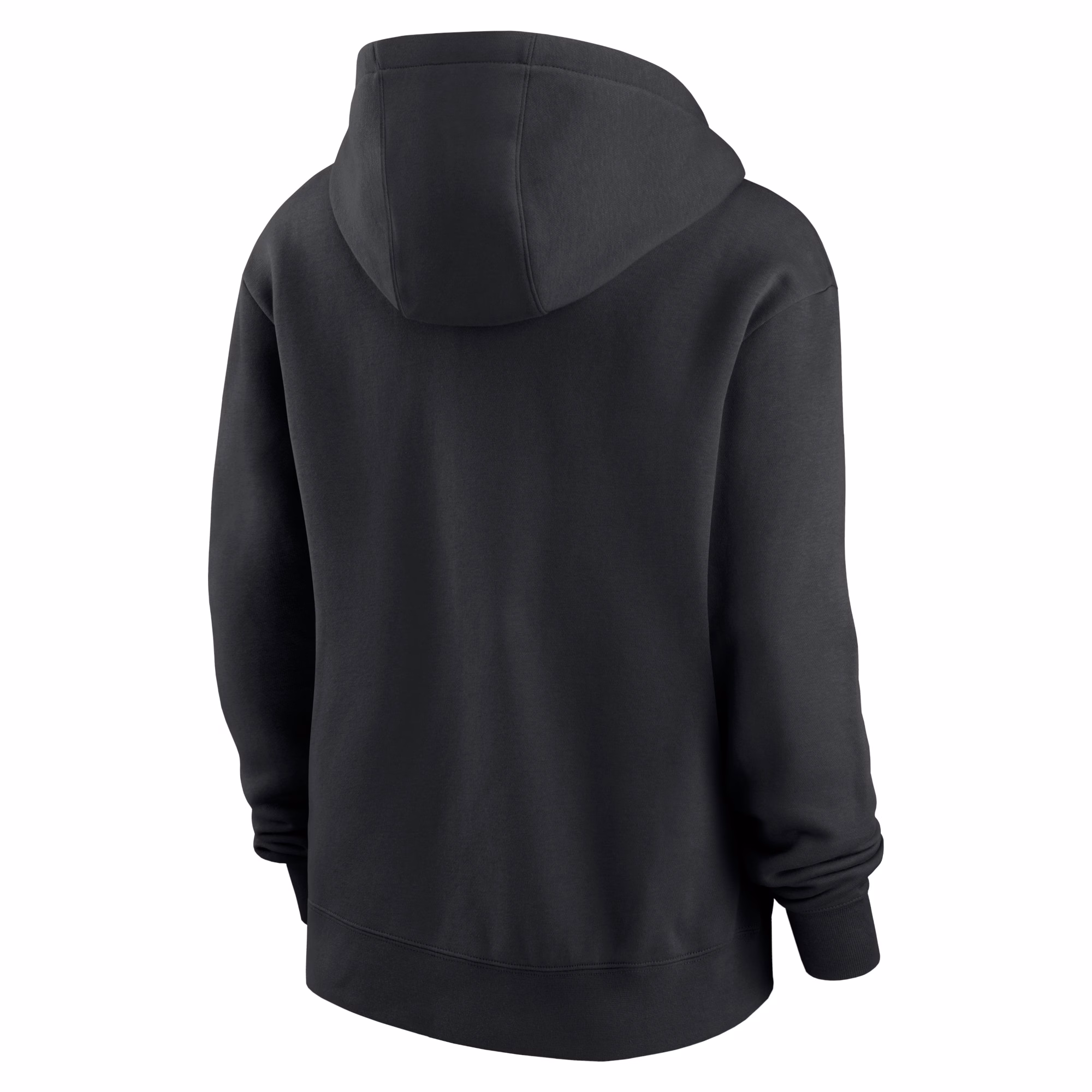 Las Vegas Raiders Women's Wordmark Club Fleece Pullover Hoodie - Black