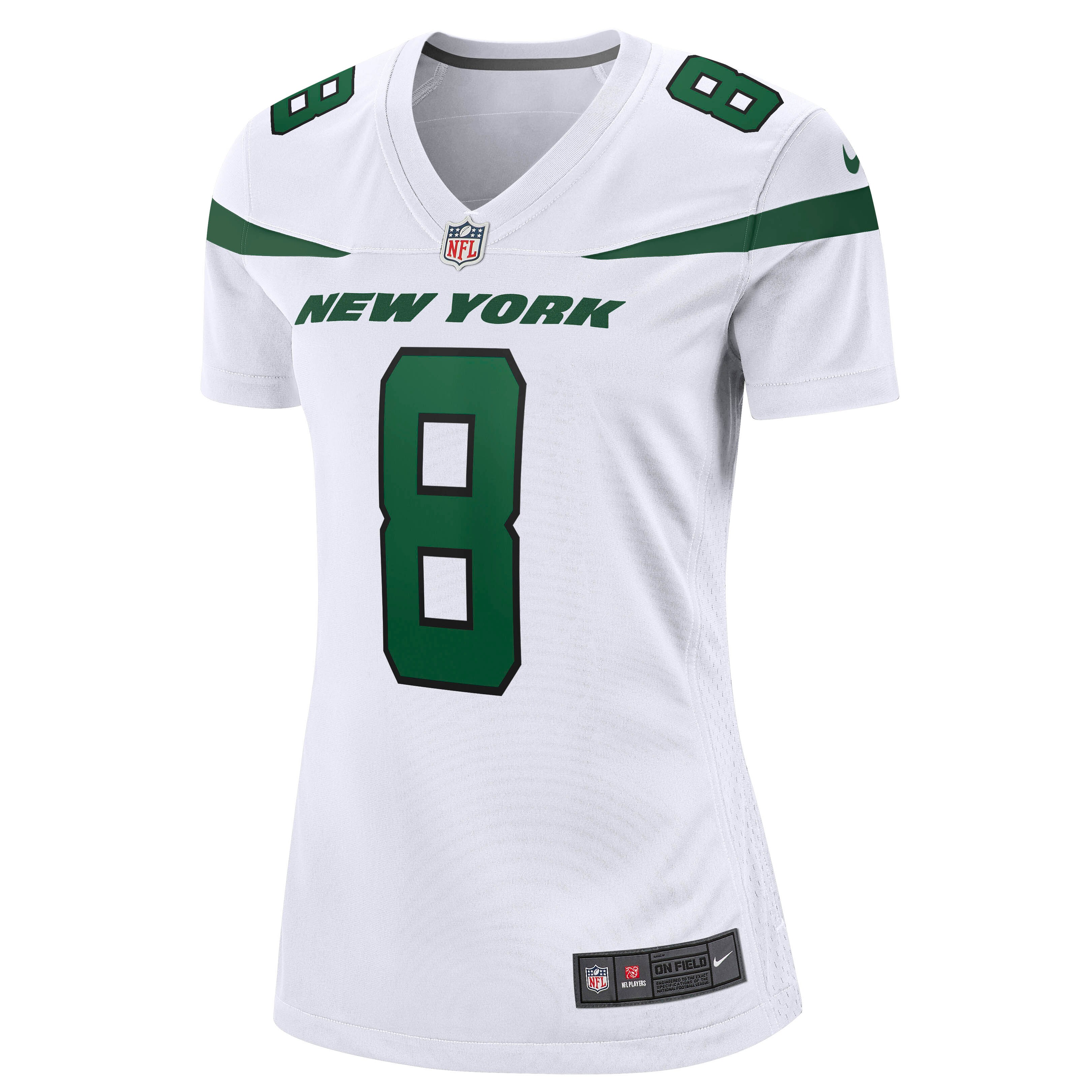 Elijah Moore New York Jets  Women's Game Jersey - White