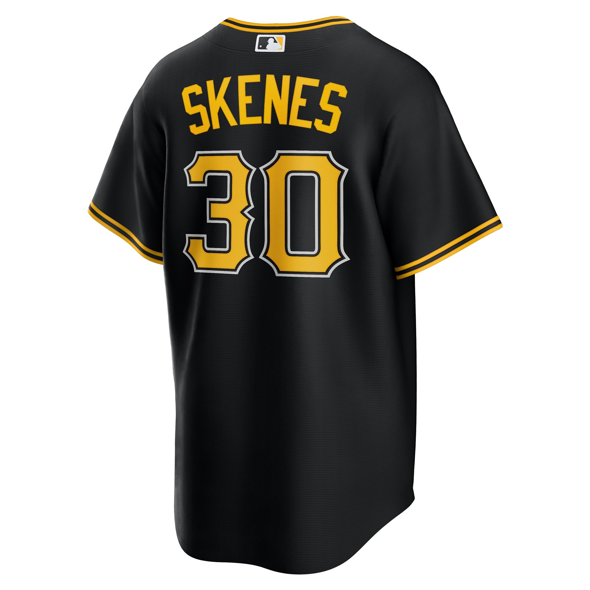 Men's Pittsburgh Pirates Paul Skenes  Black Alternate Replica Player Jersey