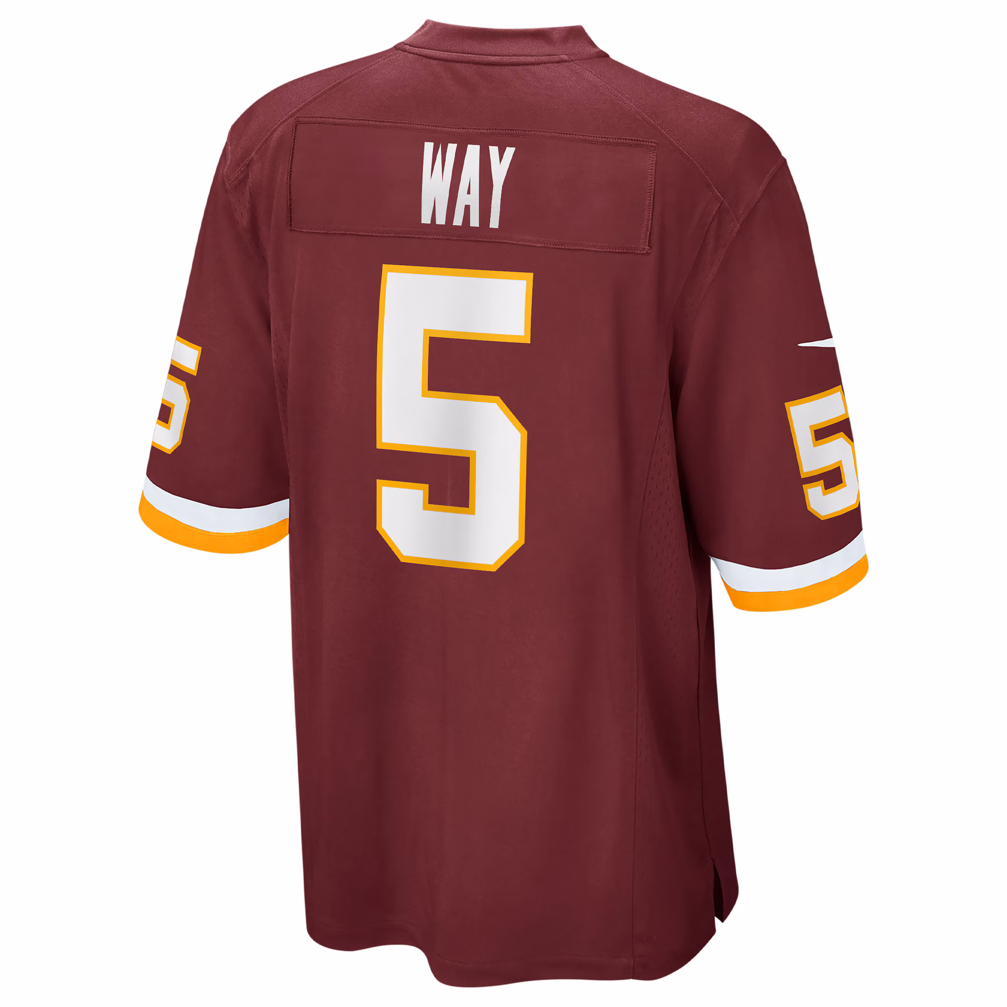 Tress Way Washington Football Team Game Jersey - Burgundy