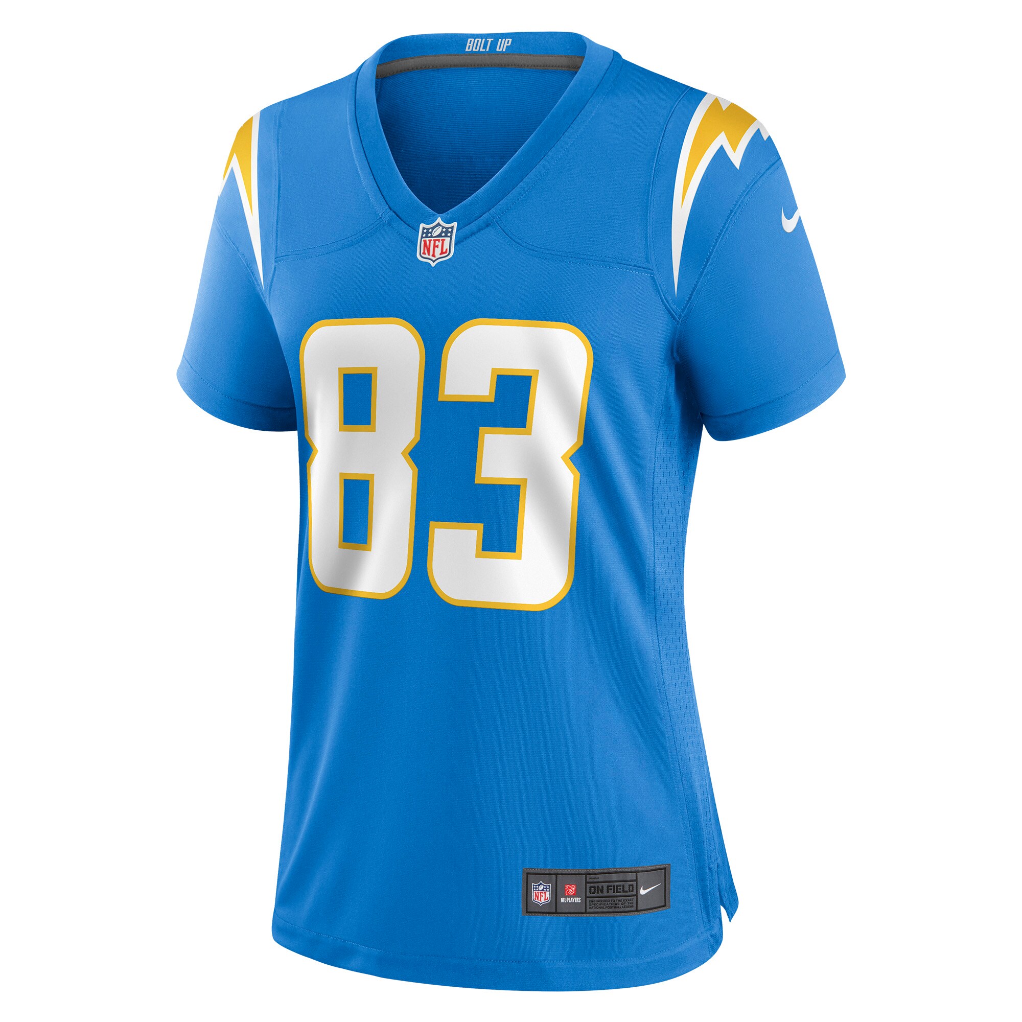 Michael Bandy Los Angeles Chargers  Women's Player Game Jersey - Powder Blue