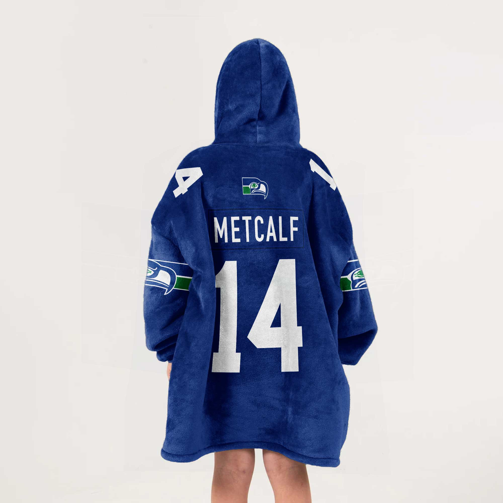Adult D.K.M 14 Seattle Football Unisex Blanket Hoodie