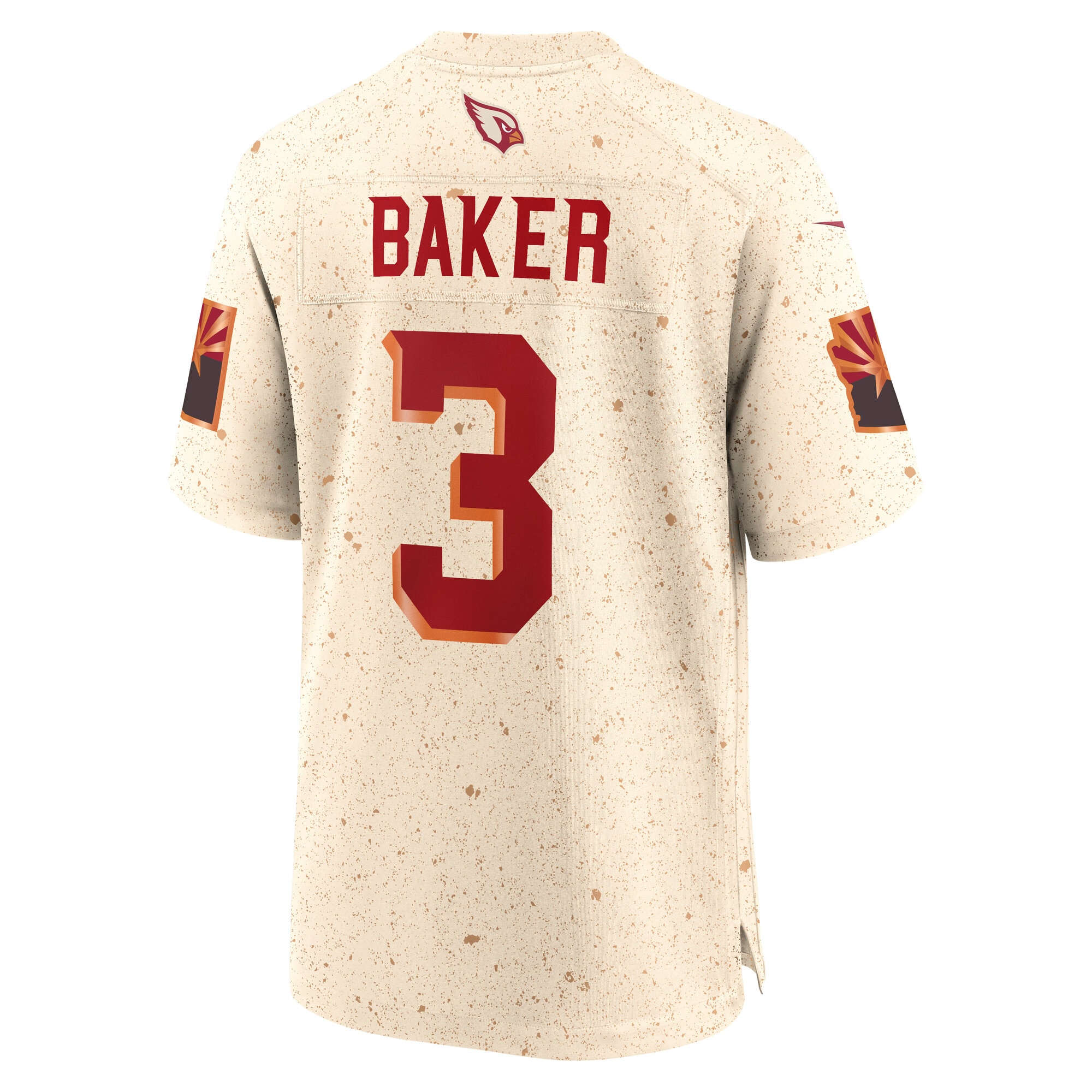 Budda Baker #3 Arizona Cardinals 2025 Rivalries Collection Game Jersey - Natural