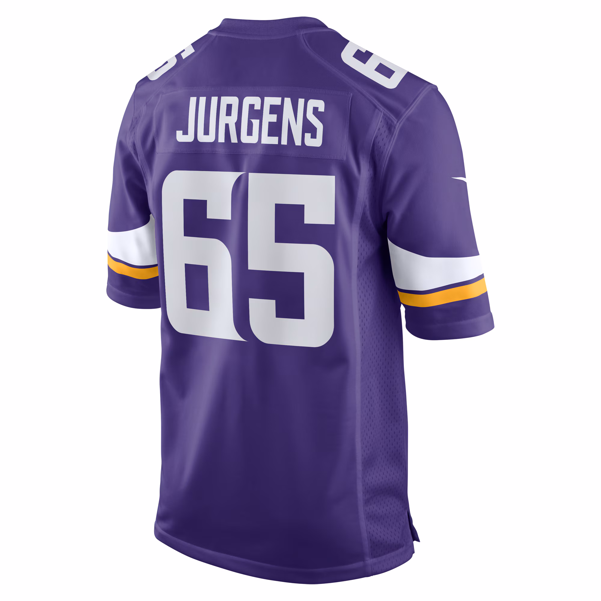 Michael Jurgens Minnesota Vikings Game Jersey -  Purple
