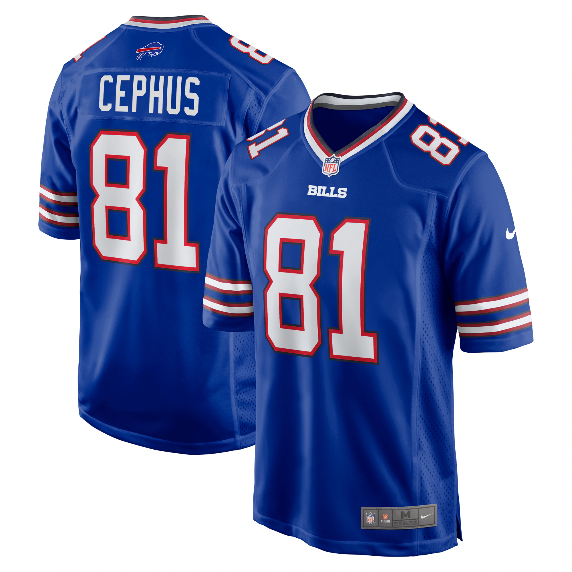 Quintez Cephus Buffalo Bills Team Game Jersey -  Royal