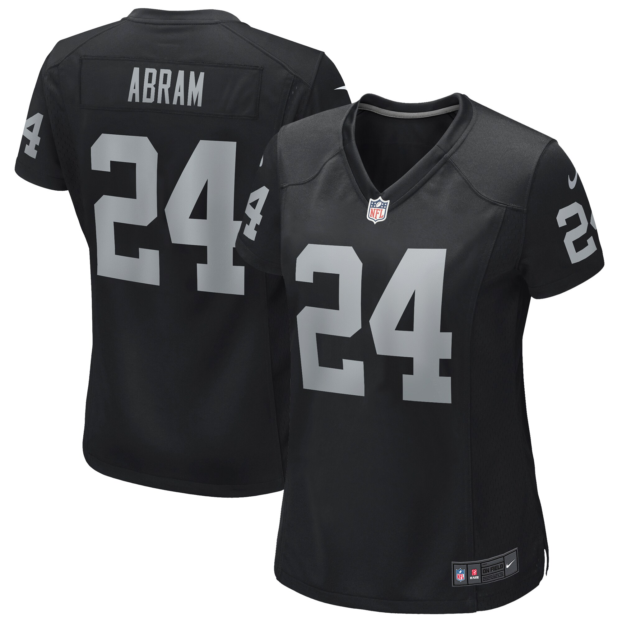 Johnathan Abram Las Vegas Raiders  Women's Game Jersey - Black