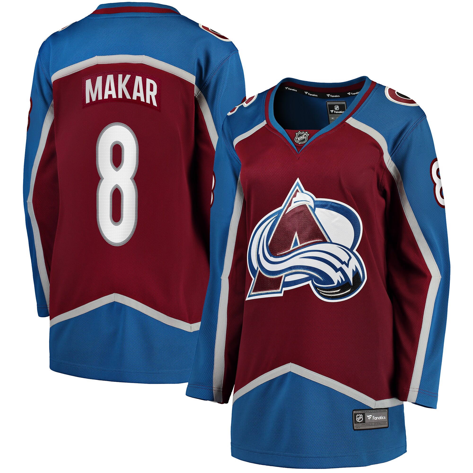 Cale Makar Colorado Avalanche Women's Home Premier Breakaway Player Jersey - Burgundy