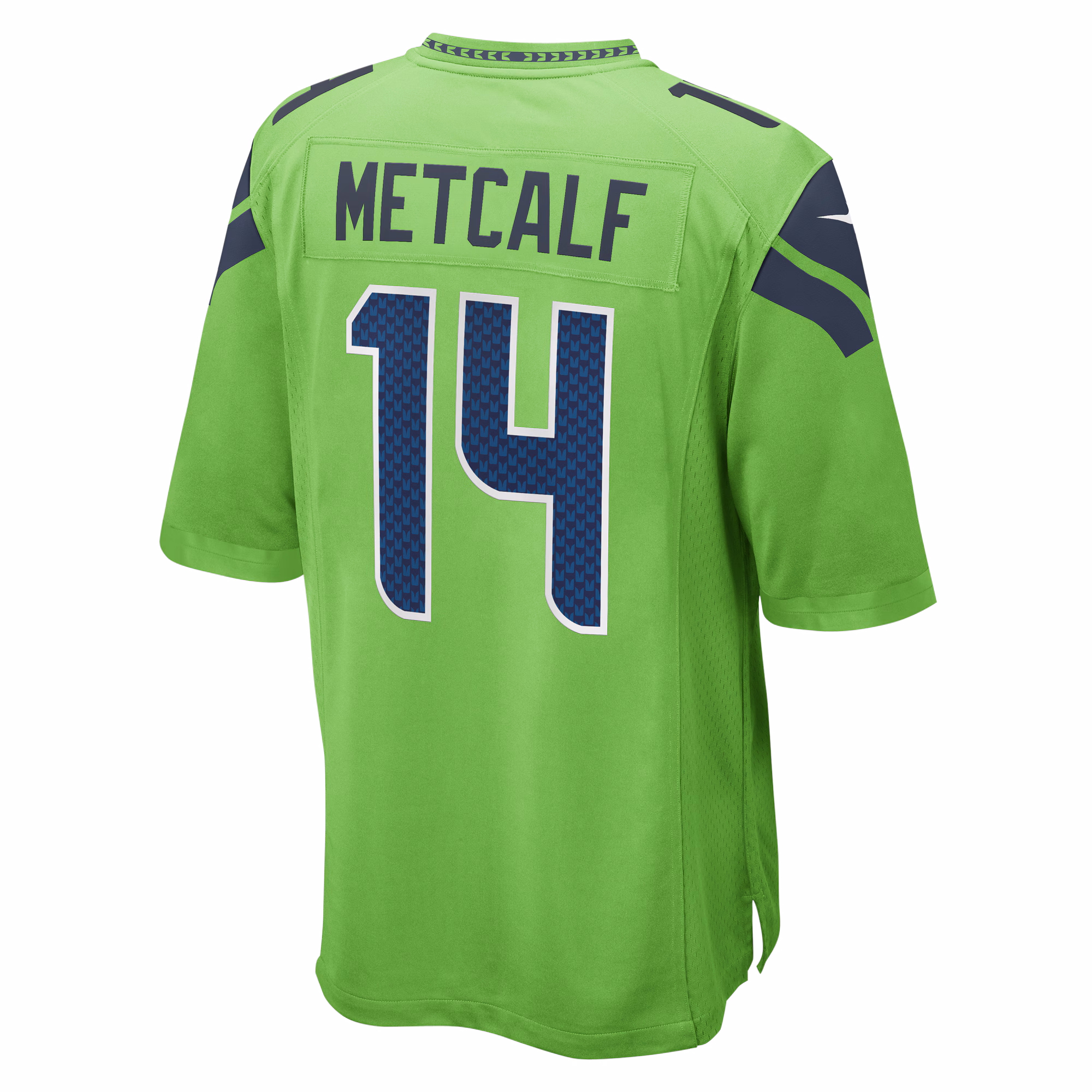 DK Metcalf Seattle Seahawks  Game Jersey - Neon Green
