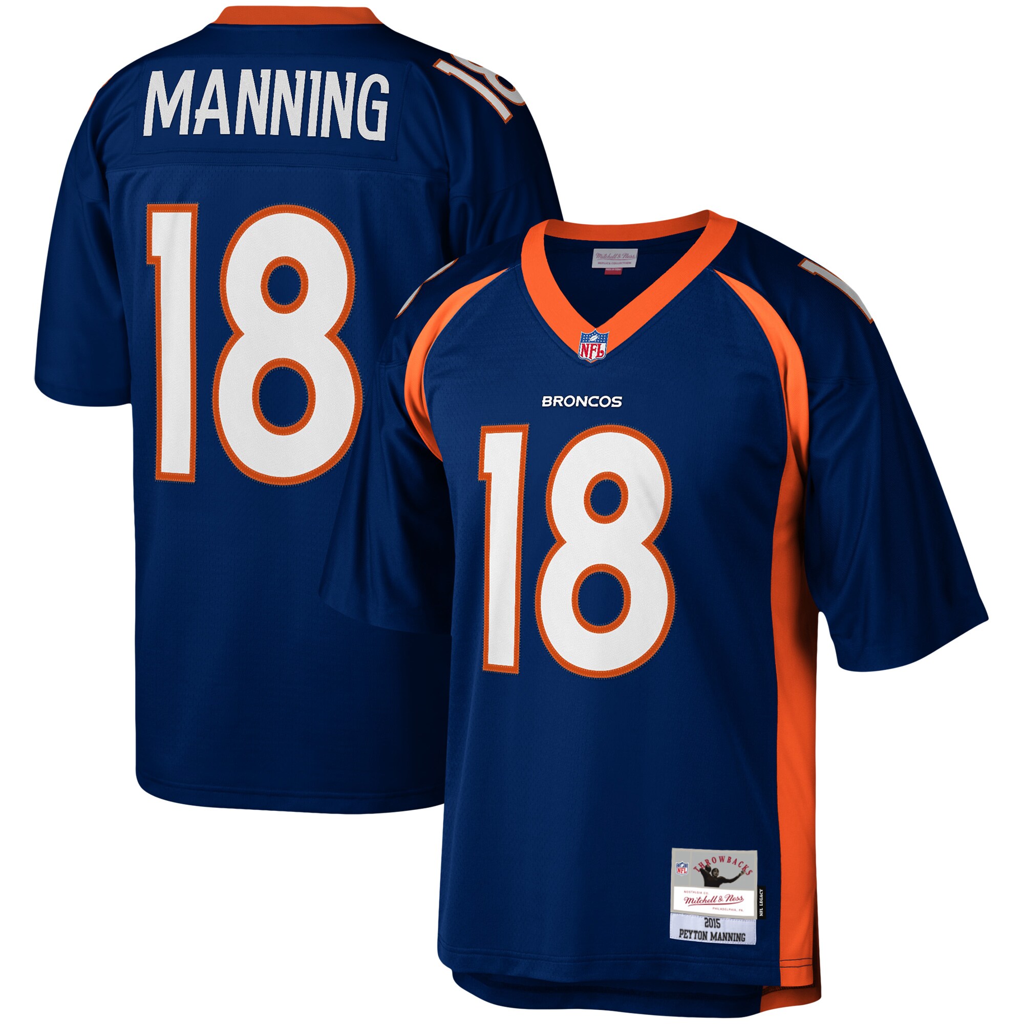 Peyton Manning Denver Broncos  2015 Legacy Replica Jersey - Navy