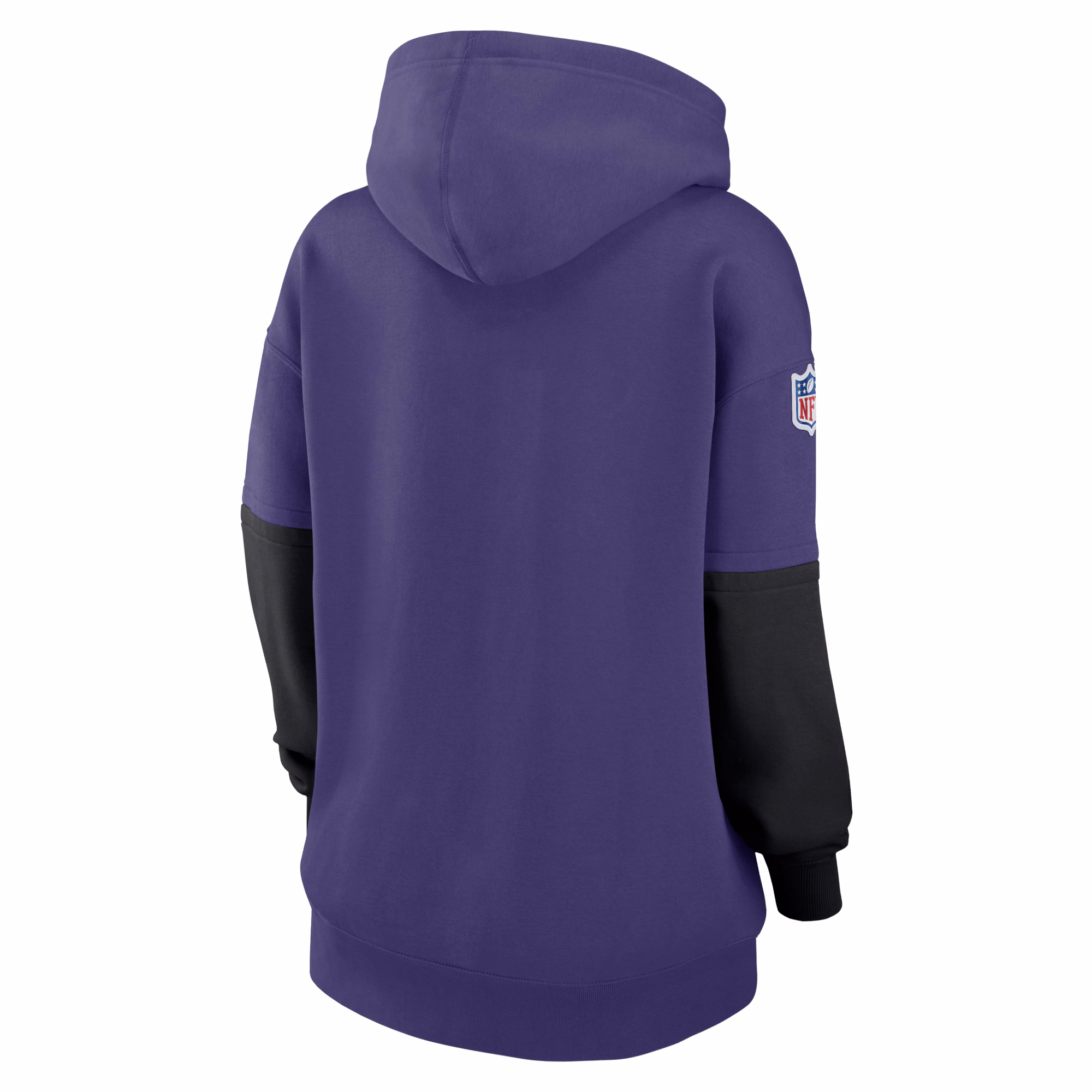 Baltimore Ravens Women's 2024 Sideline Essential Fleece Pullover Hoodie - Purple