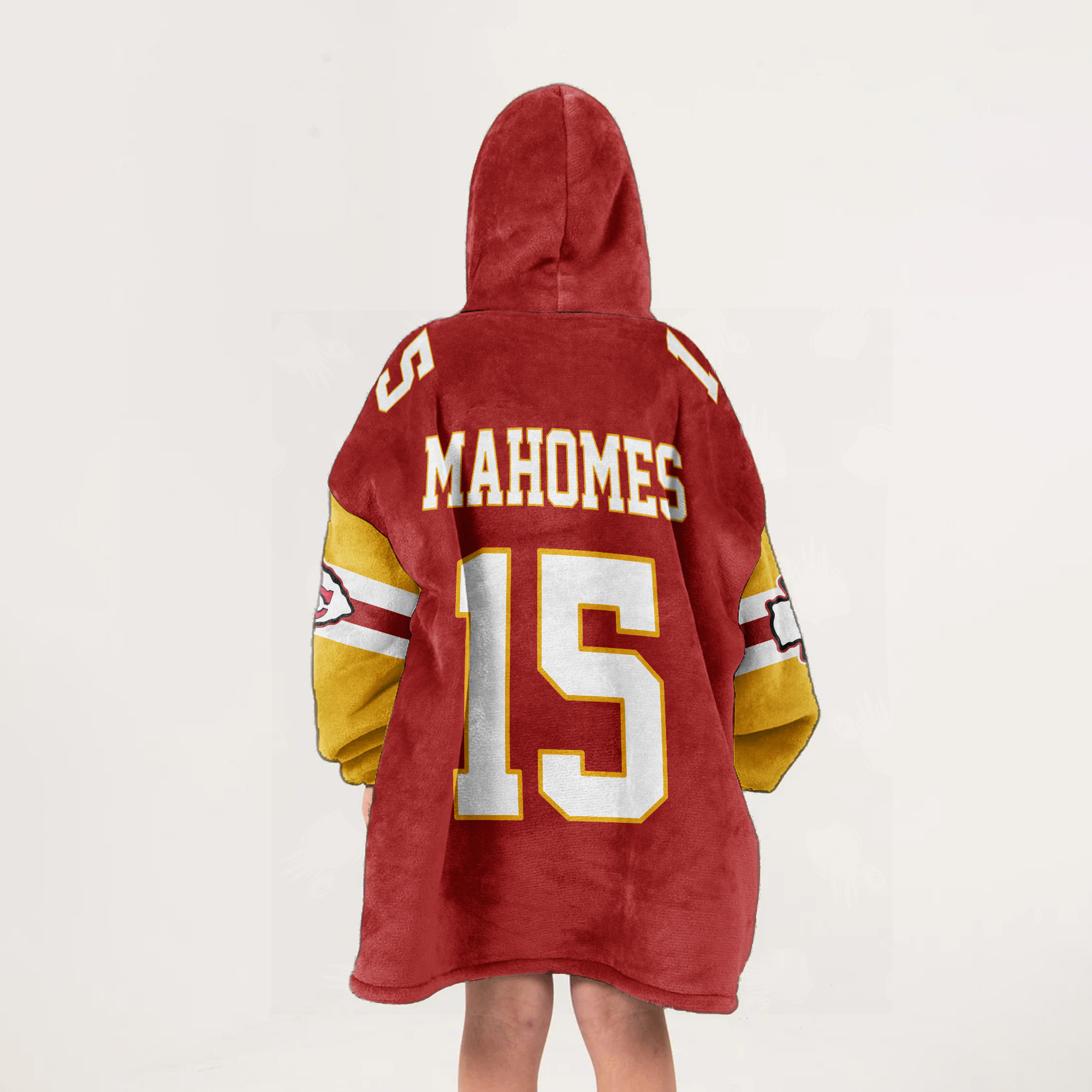 Adult PM 15 Kansas City Football Unisex Blanket Hoodie
