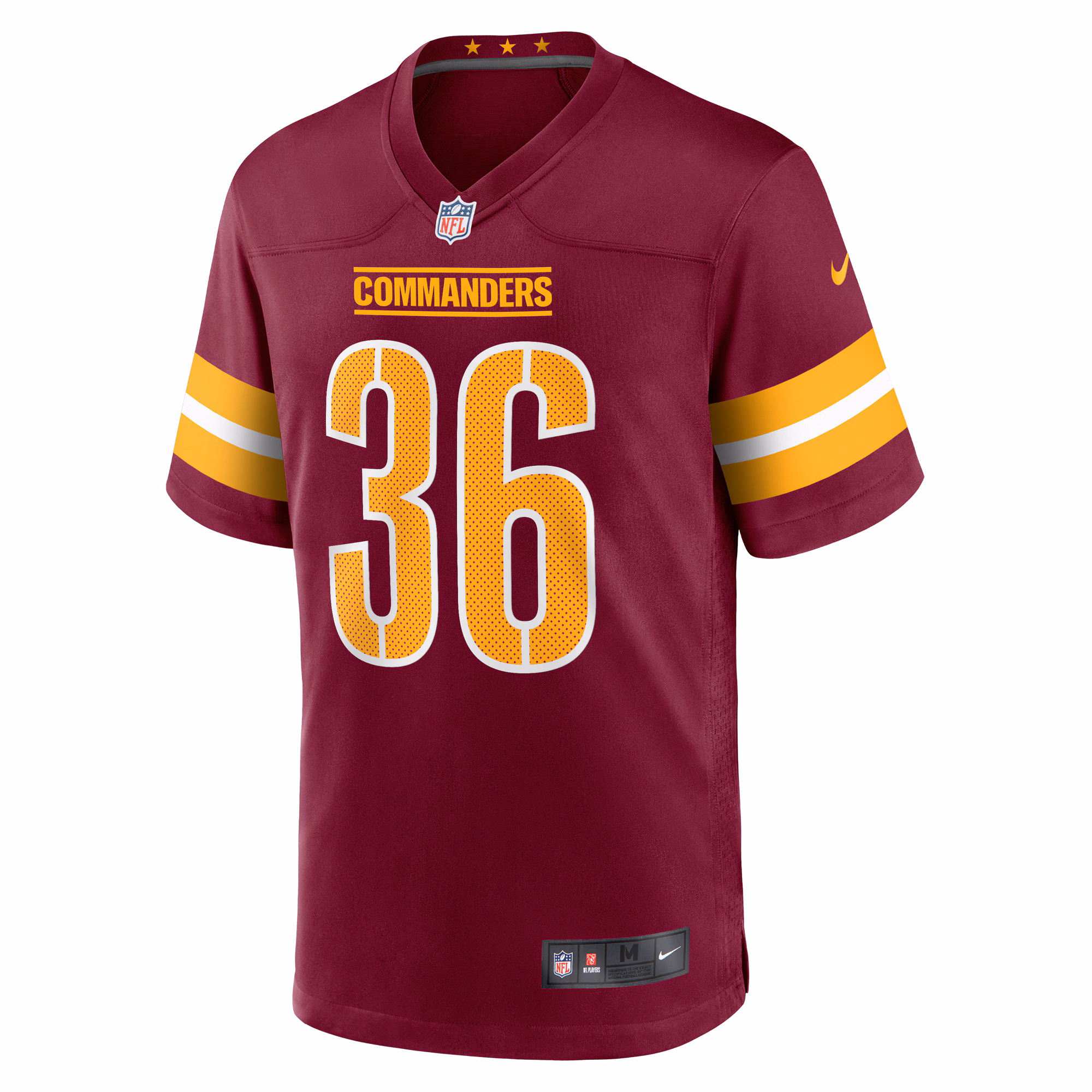 Danny Johnson Washington Commanders  Game Jersey -  Burgundy
