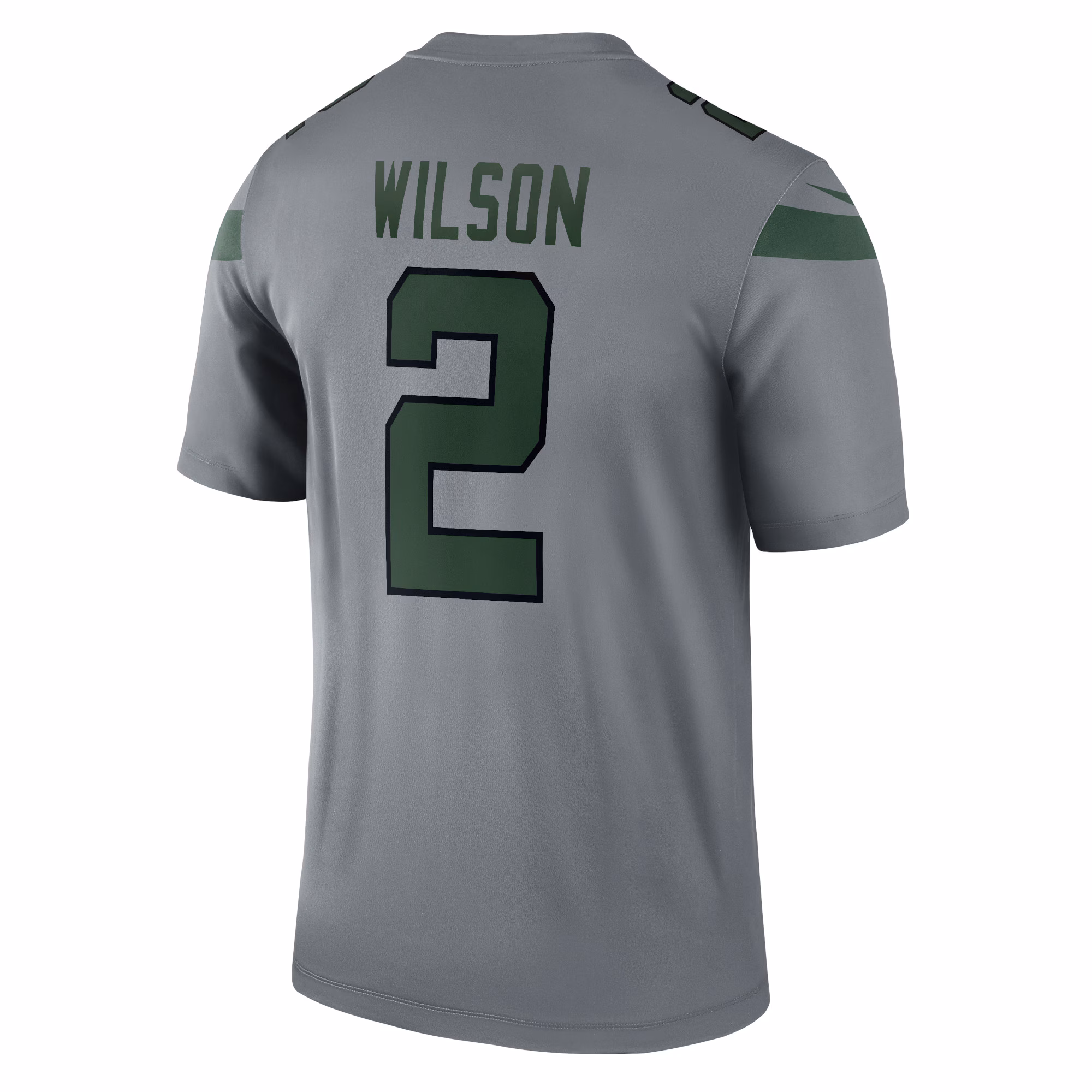 Zach Wilson New York Jets Inverted Legend Jersey - Gray