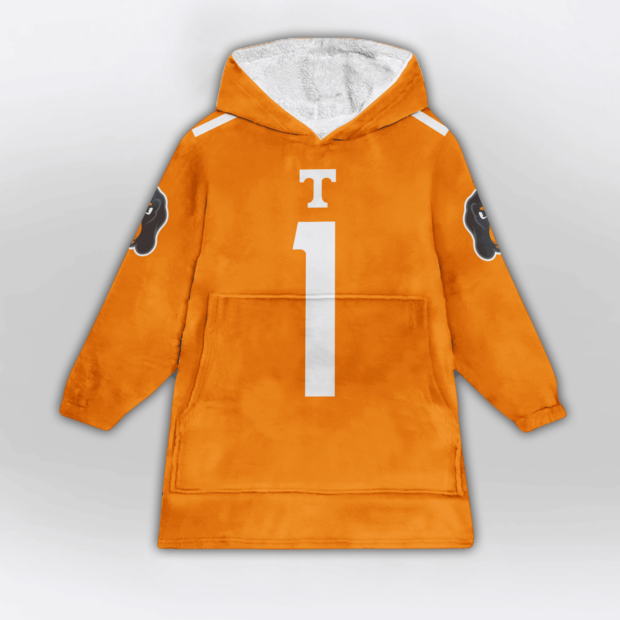 Kid 1 Tennessee Football Unisex Blanket Hoodie