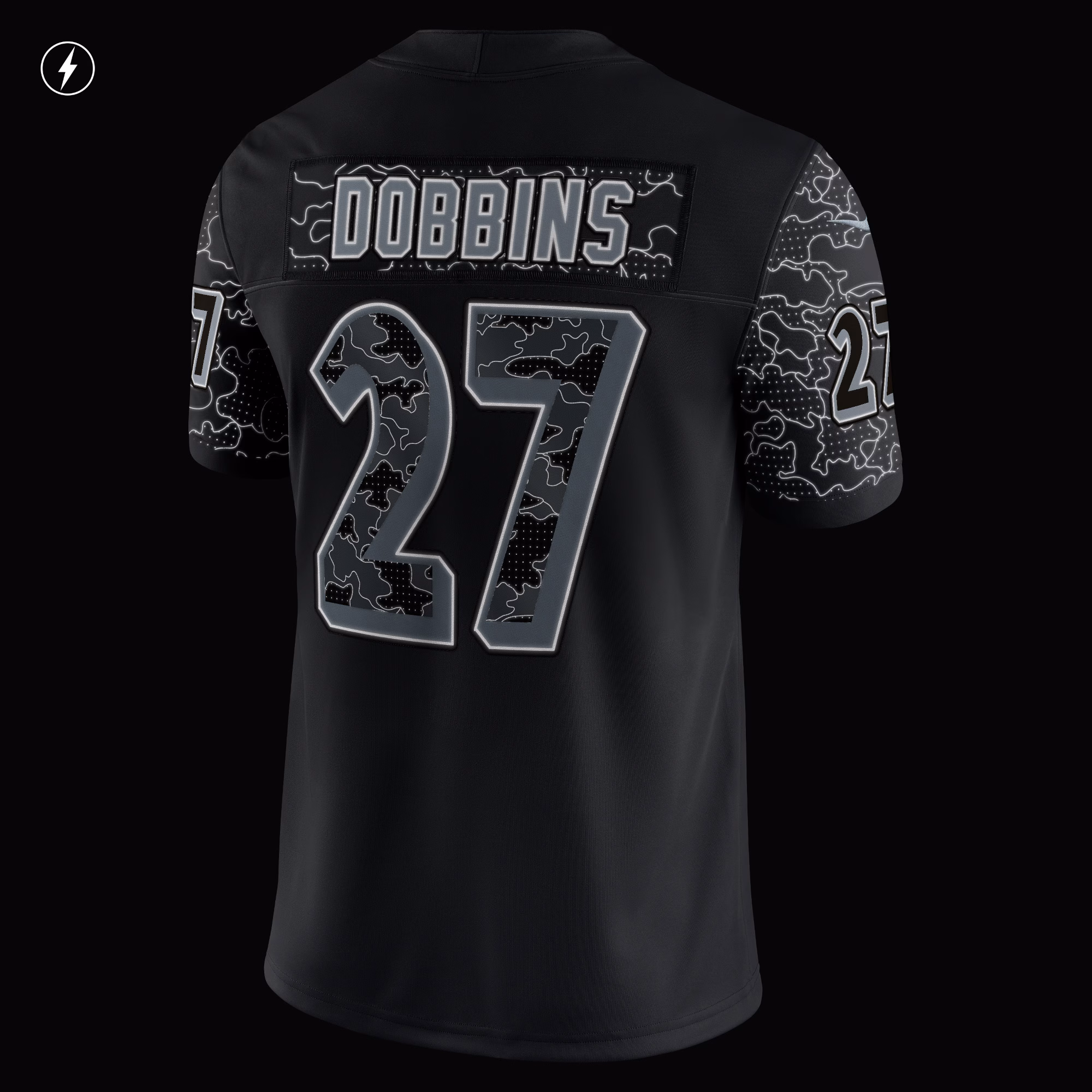 J.K. Dobbins Baltimore Ravens RFLCTV Limited Jersey - Black