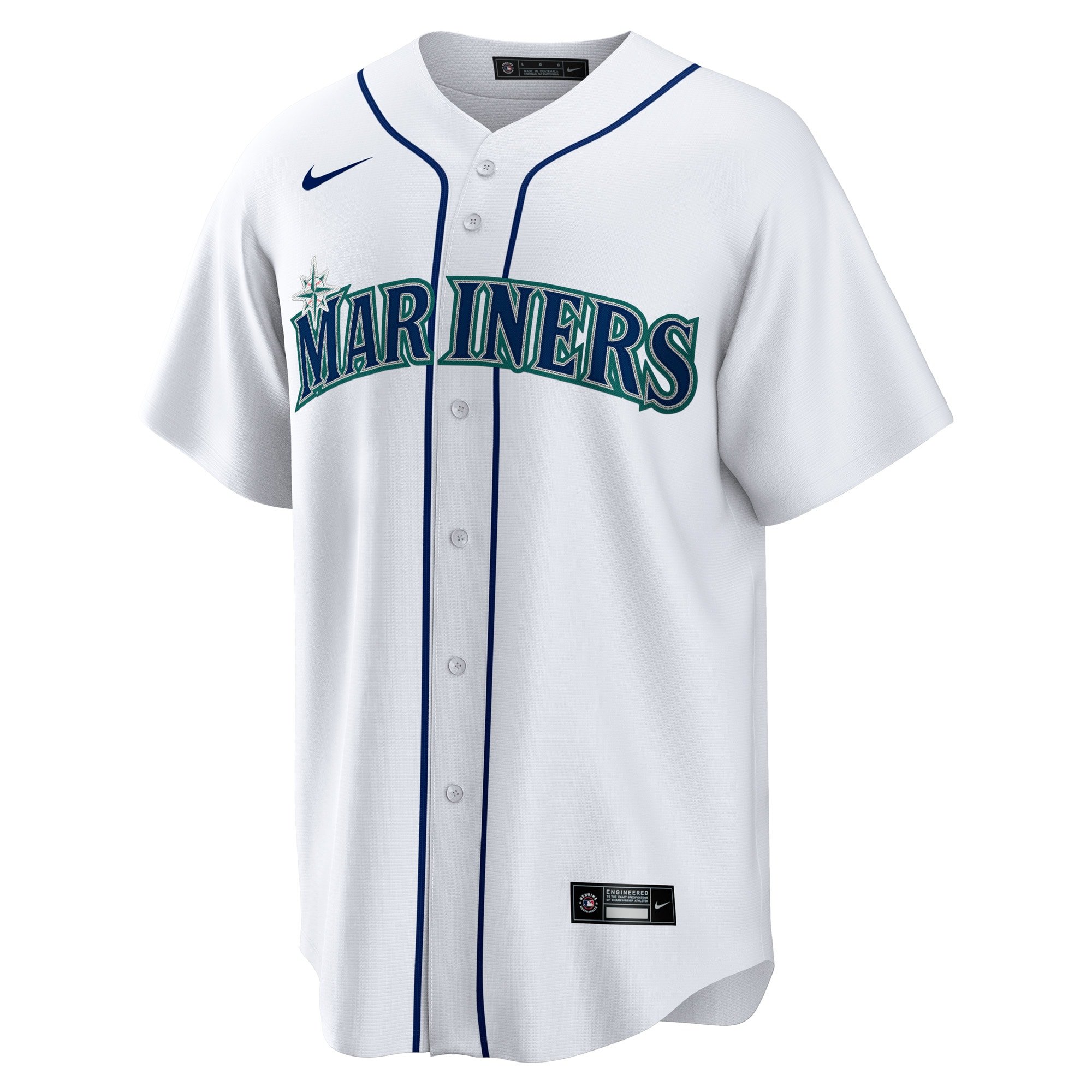 Men's Seattle Mariners Julio Rodriguez  White Home Replica Player Jersey