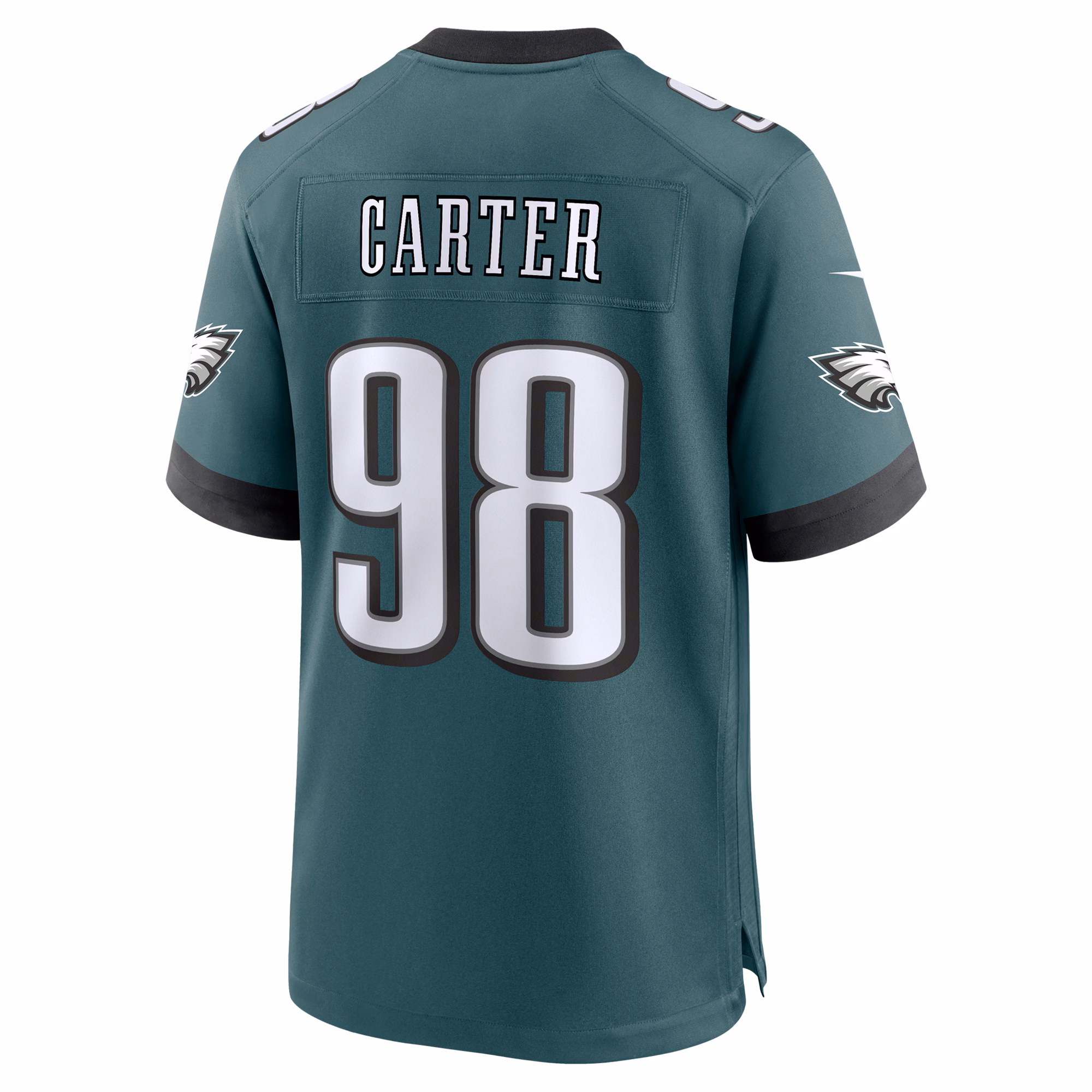 Jalen Carter Philadelphia Eagles #98 Team Game Jersey - Midnight Green