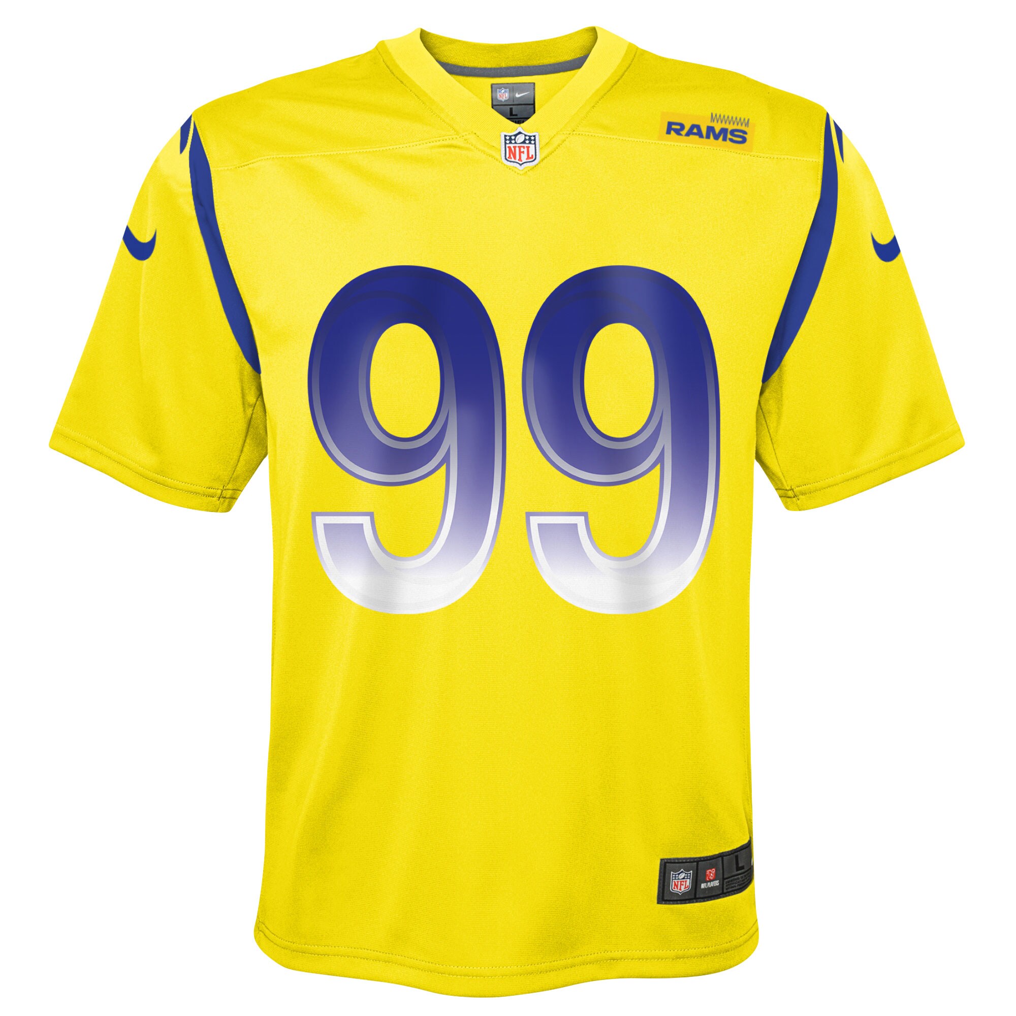 Aaron Donald Los Angeles Rams Youth Inverted Game Jersey - Gold
