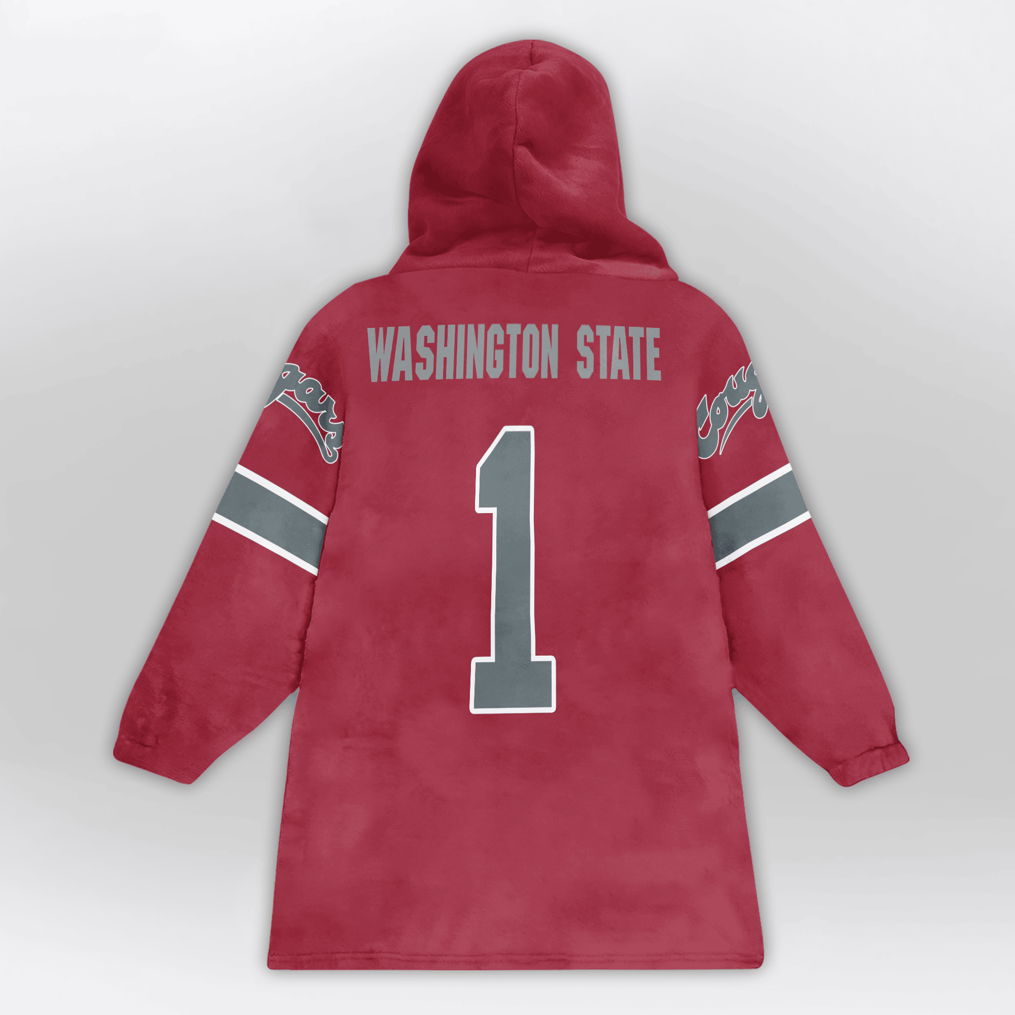 Kid #1 Washington State Football Unisex Blanket Hoodie