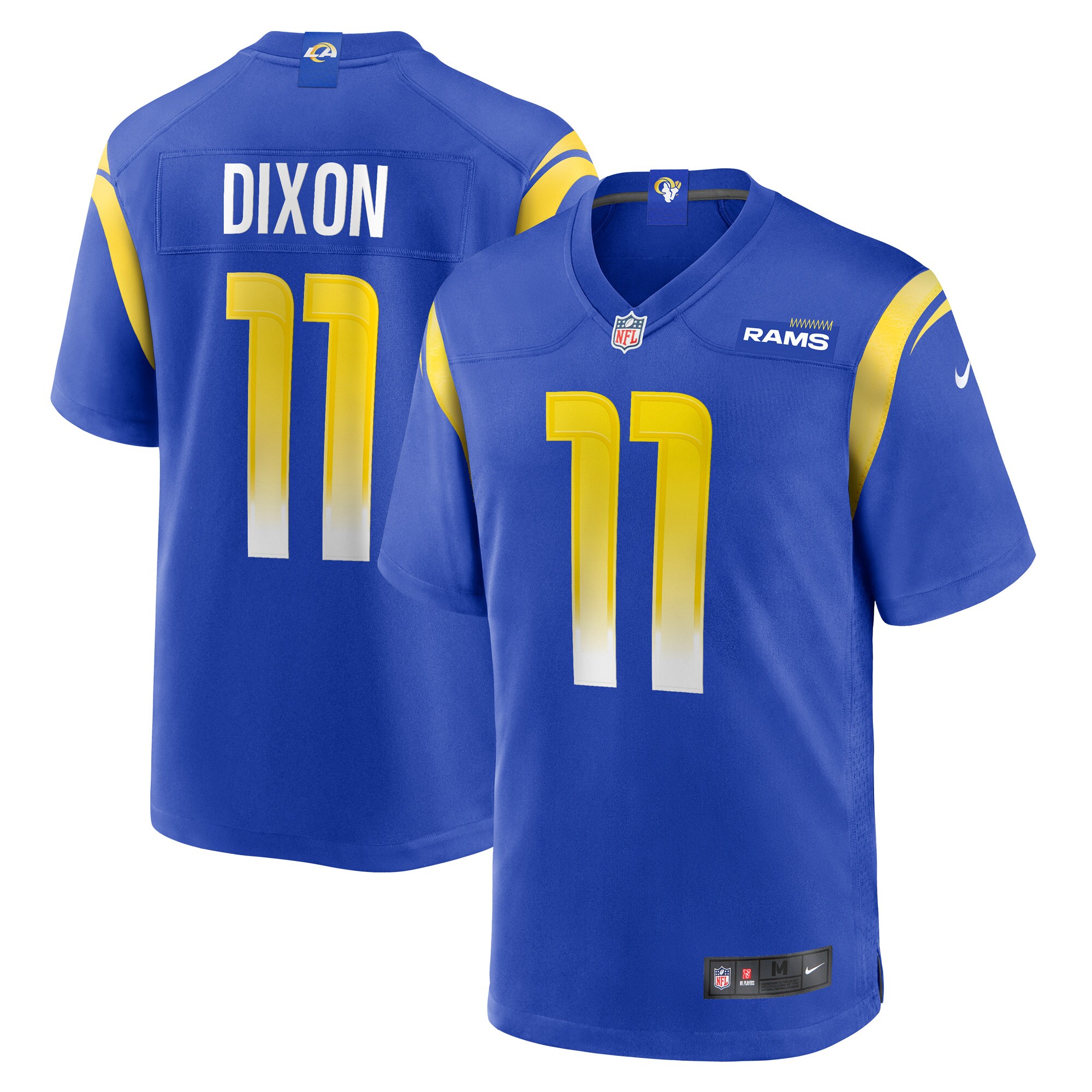 Riley Dixon Los Angeles Rams  Game Player Jersey - Royal