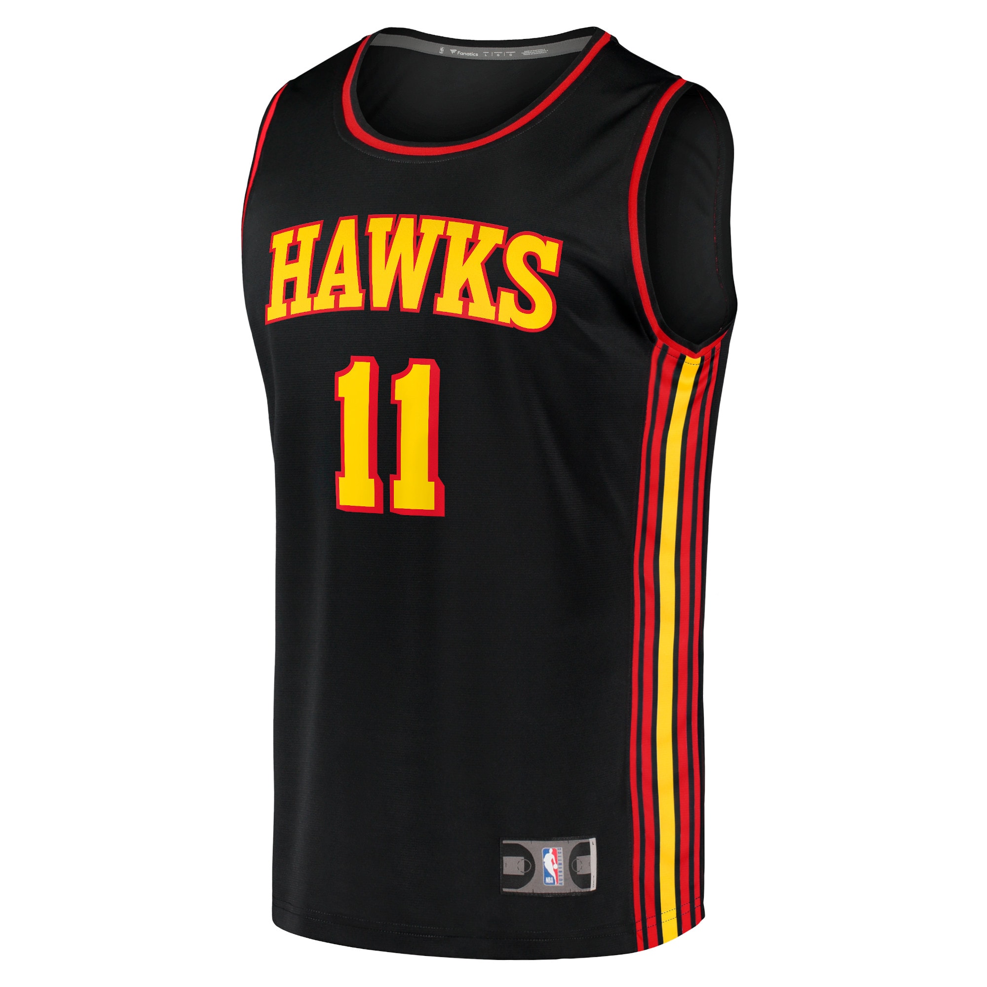 Trae Young Atlanta Hawks  Youth 2020/21 Fast Break Player Jersey - Black - Statement Edition