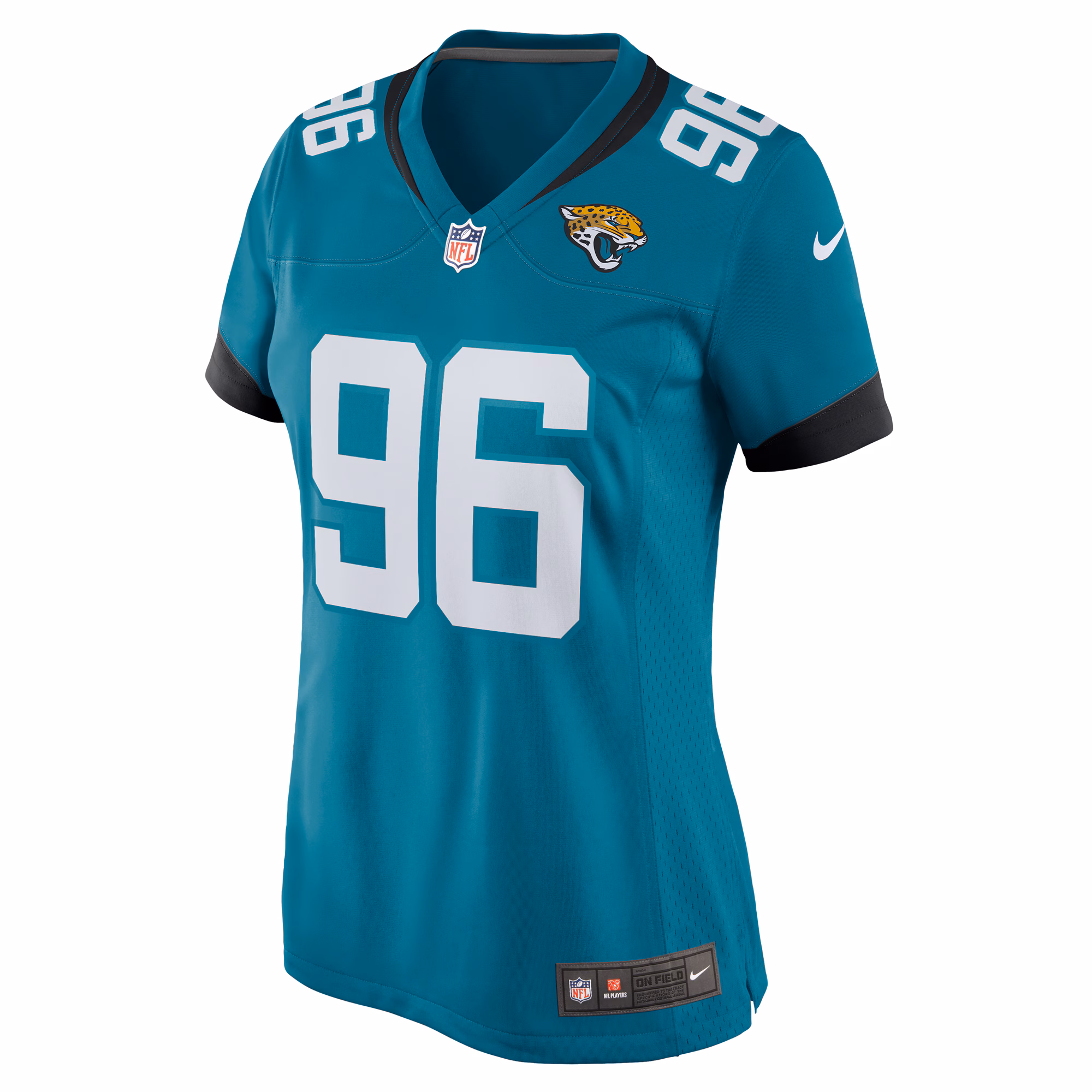 Ross Blacklock Jacksonville Jaguars Women's Team Game Jersey -  Teal
