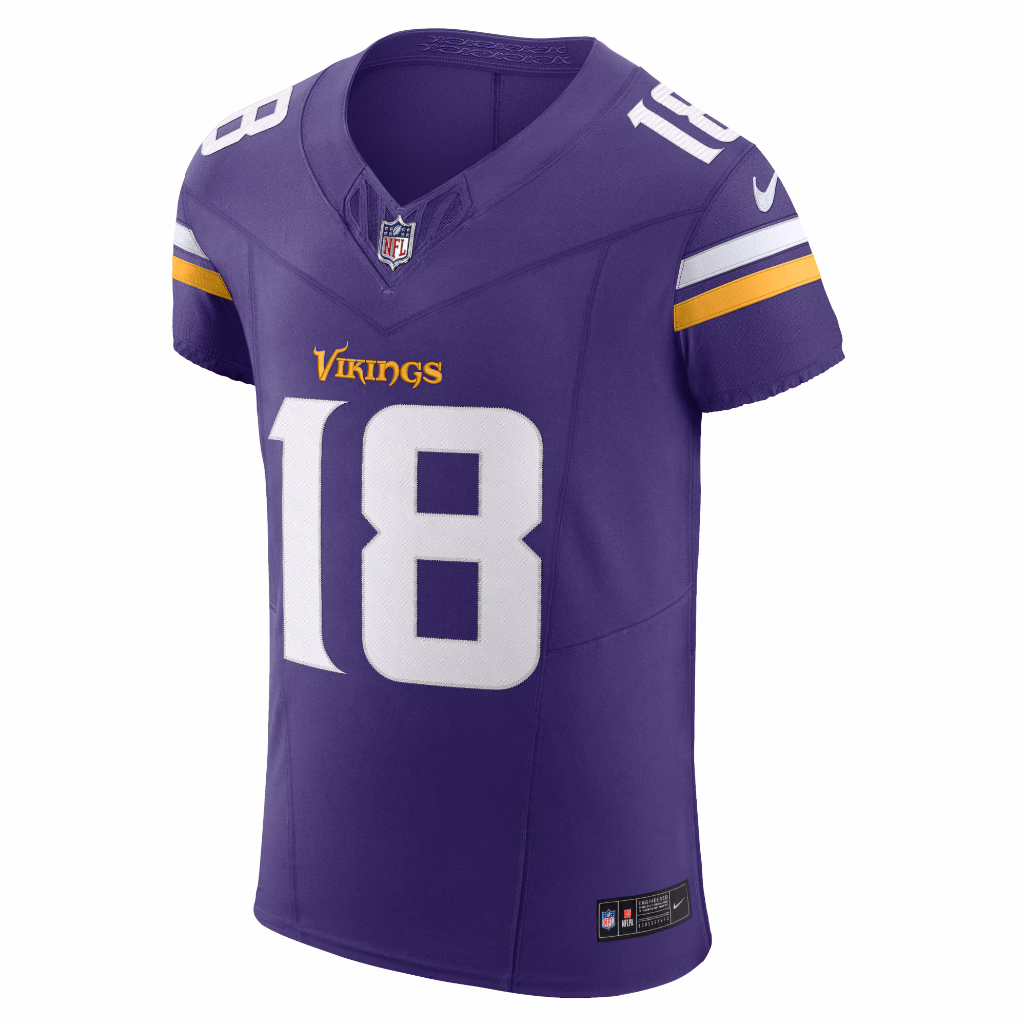 Justin Jefferson Minnesota Vikings  Vapor F.U.S.E. Elite Jersey - Purple