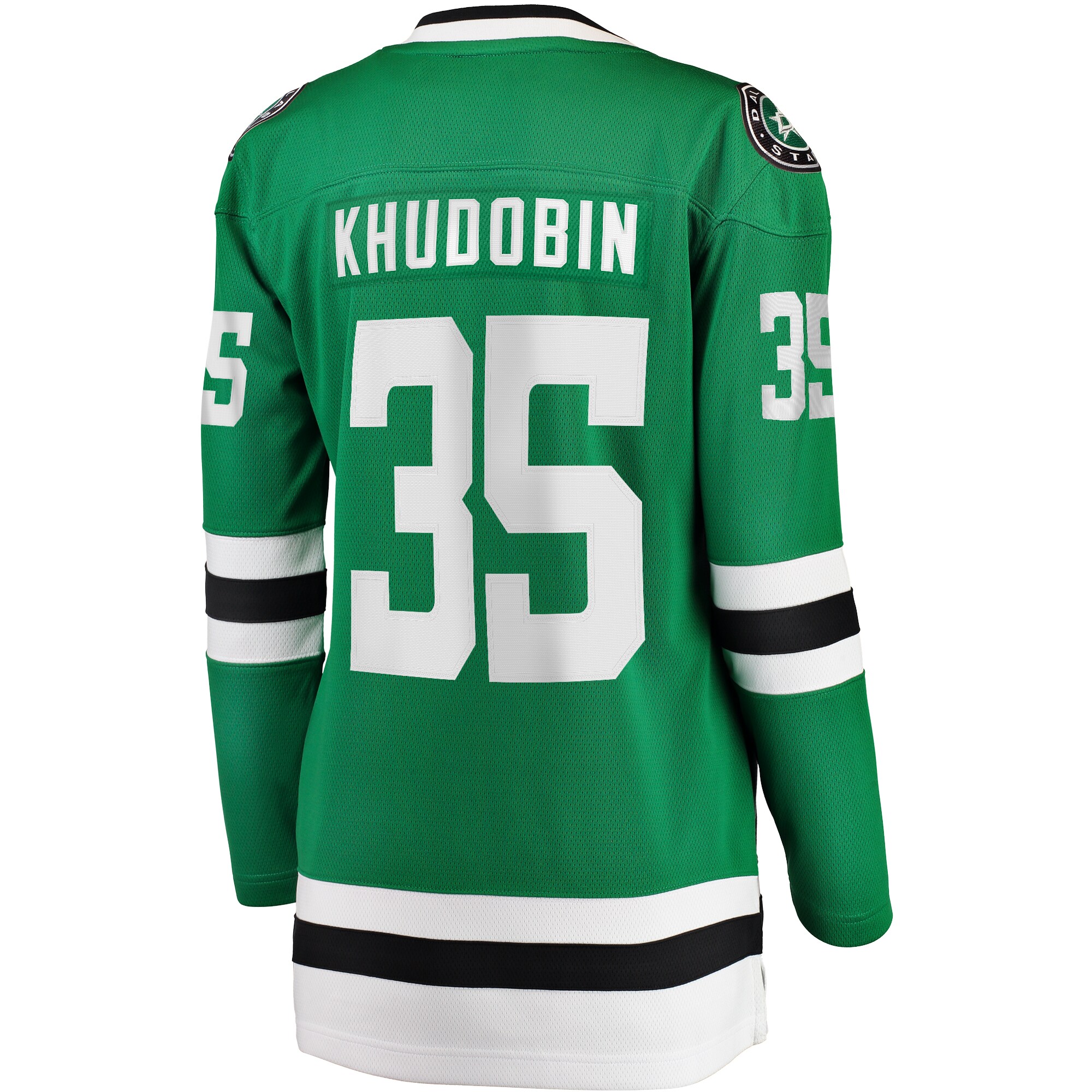 Anton Khudobin Dallas Stars Women's Home Breakaway Player Jersey - Kelly Green
