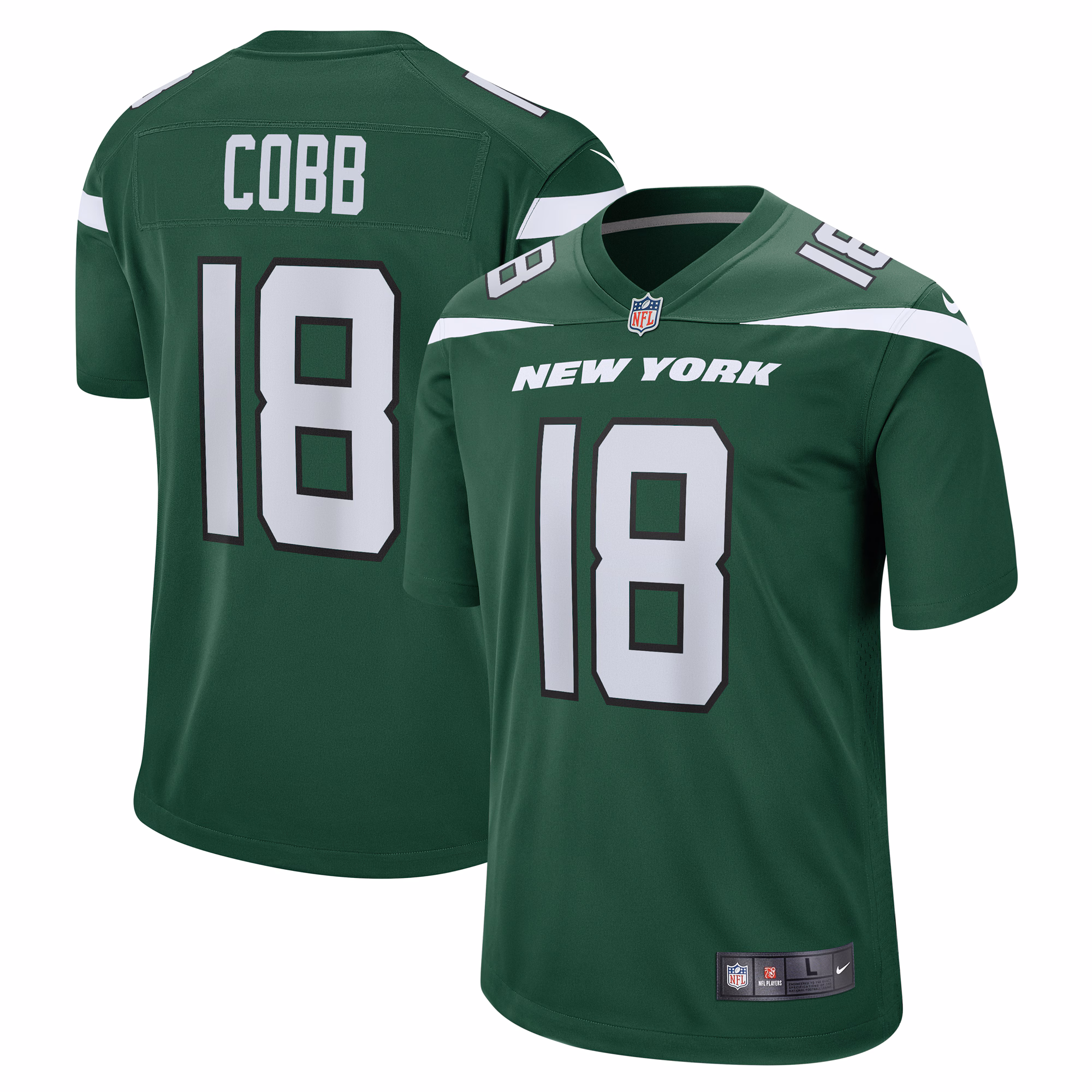 Randall Cobb New York Jets  Game Jersey - Gotham Green