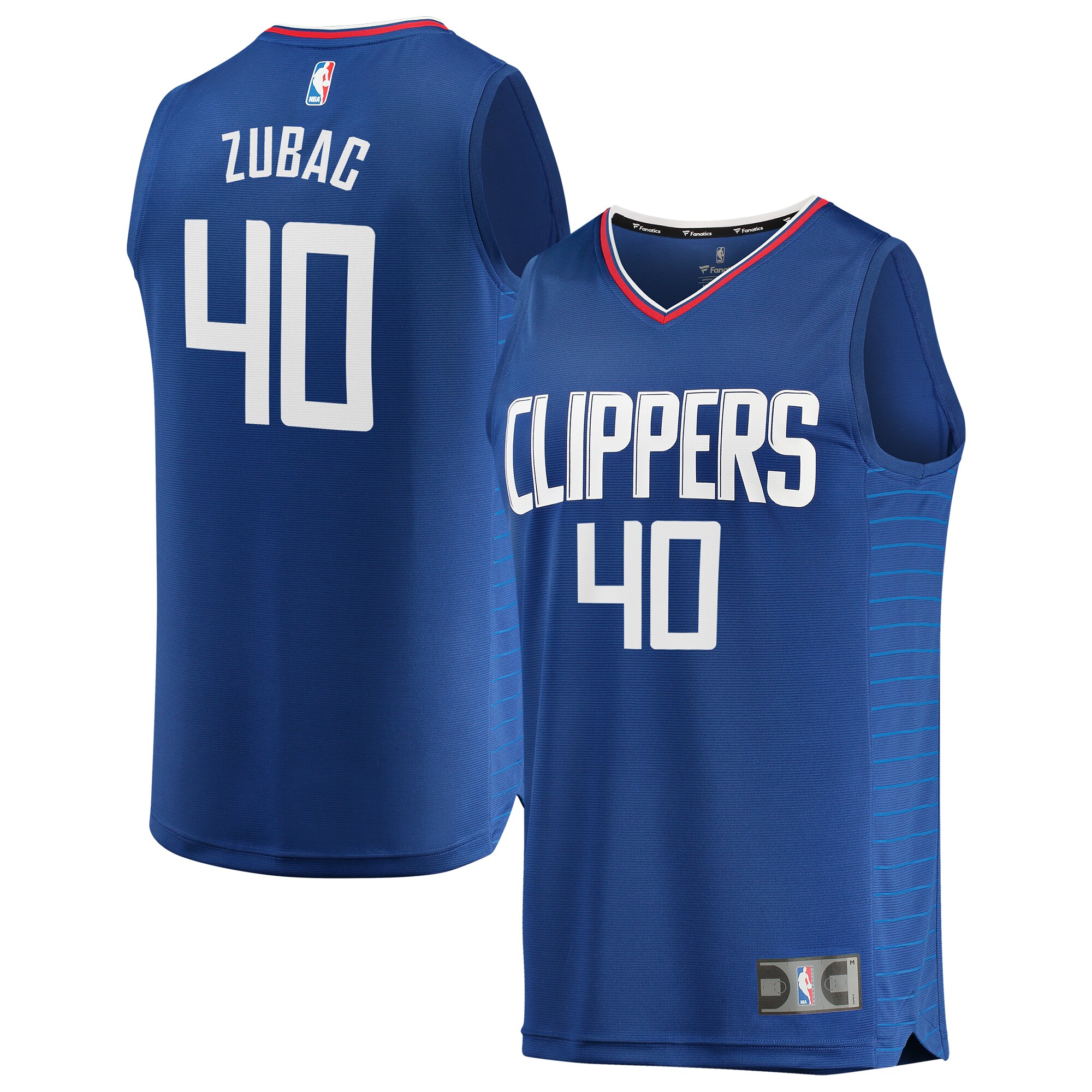 Ivica Zubac LA Clippers  Fast Break Replica Jersey - Icon Edition - Royal