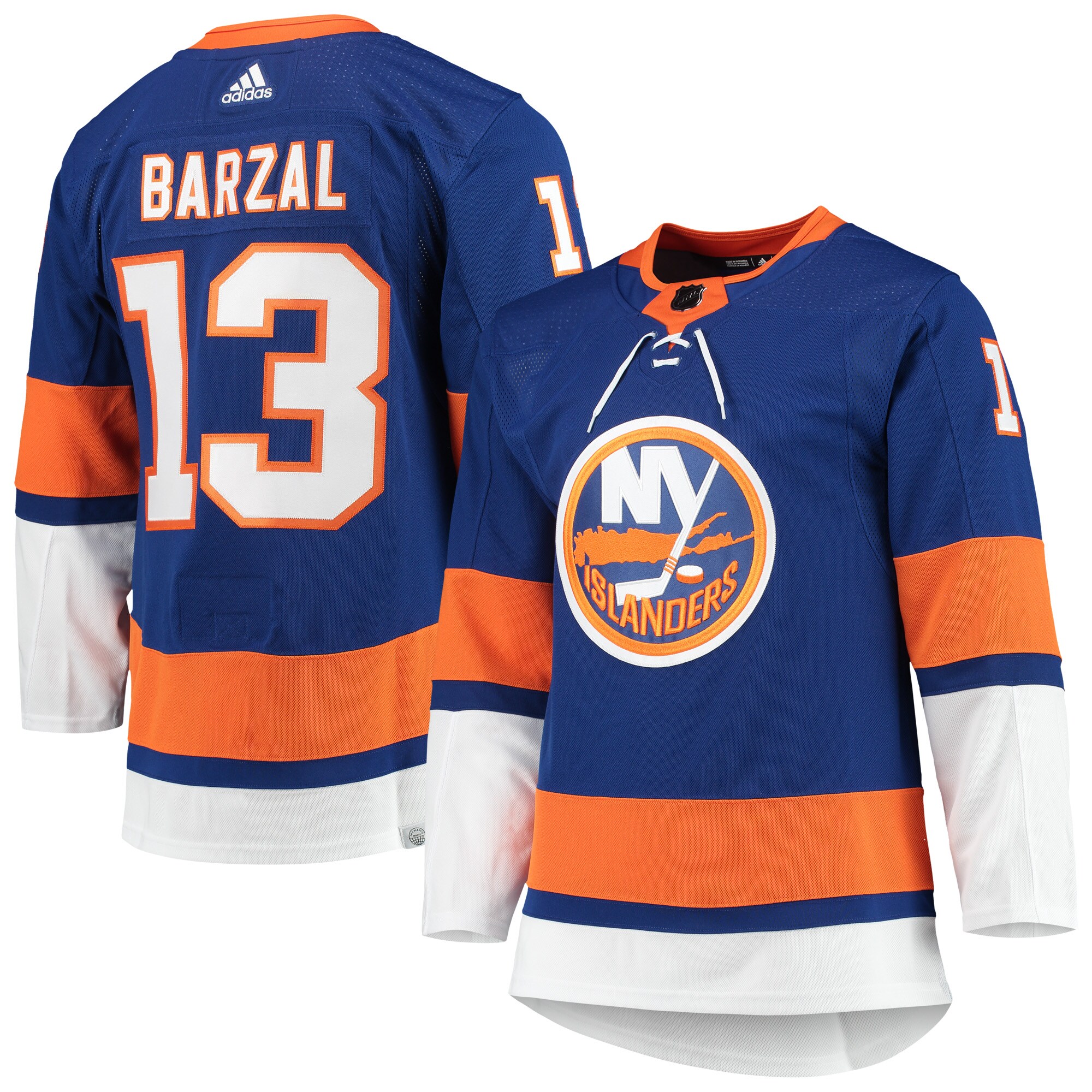 Mathew Barzal New York Islanders  Home Primegreen Authentic Pro Player Jersey - Royal