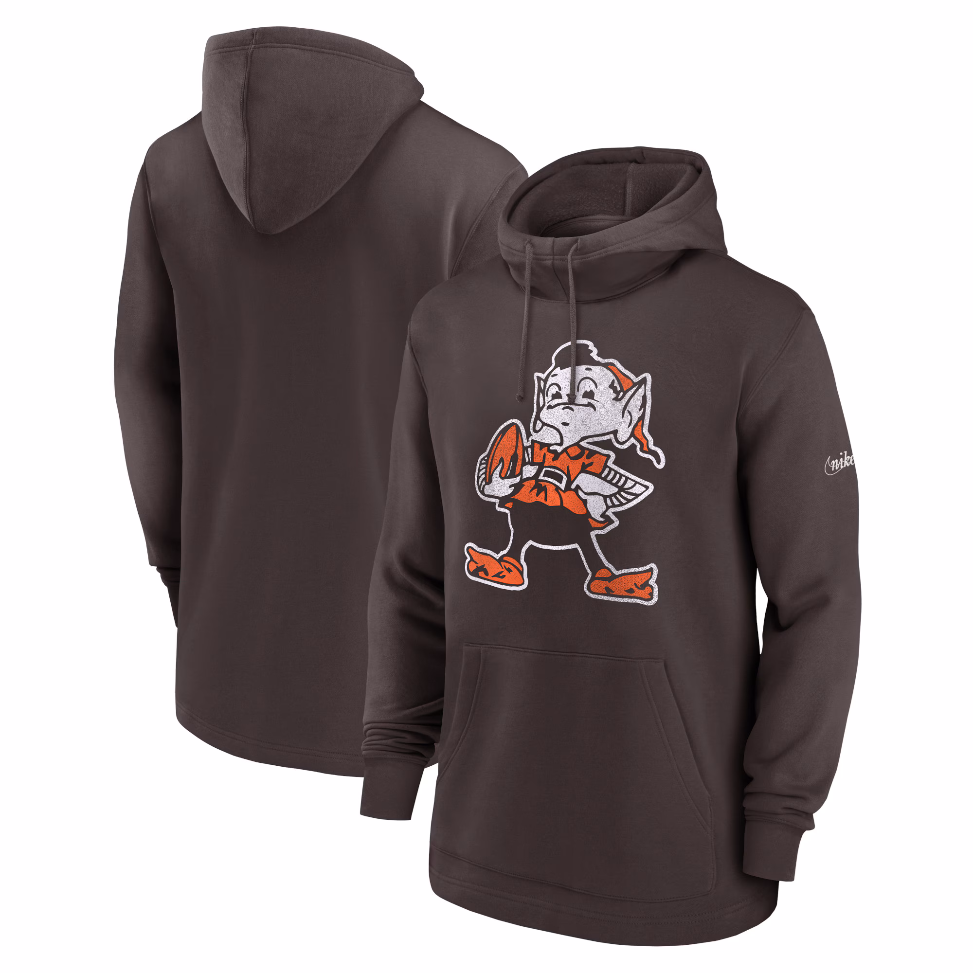Cleveland Browns Classic Pullover Hoodie - Brown