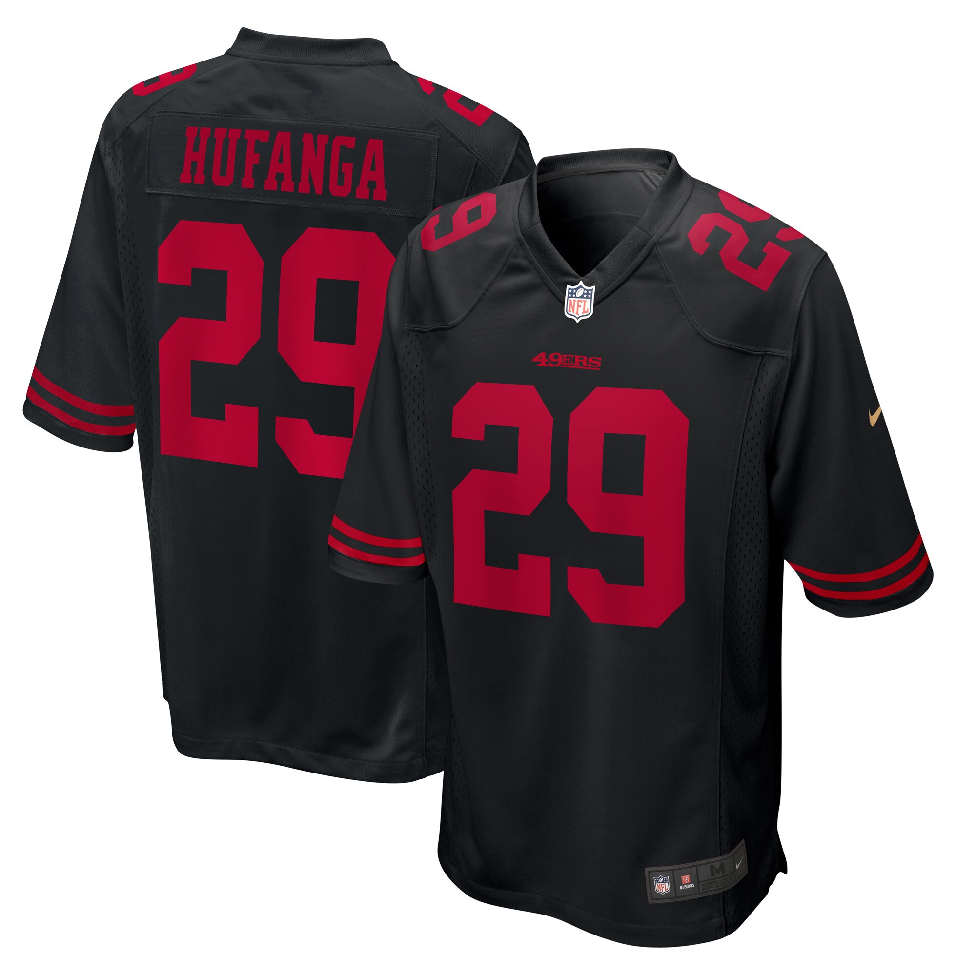 Talanoa Hufanga San Francisco 49ers  Fashion Game Jersey - Black